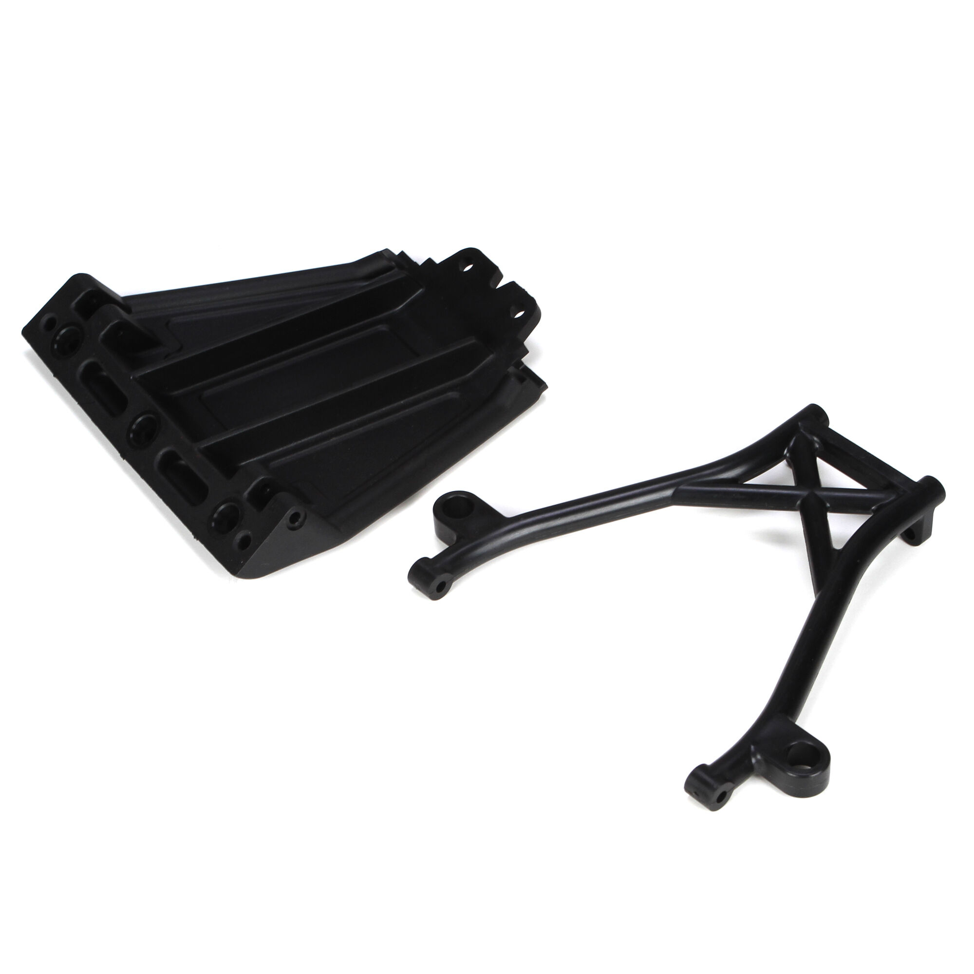 Losi Front Skid Plate, Bumper Brace & Spacers: 5IVE-T-LOSB2574