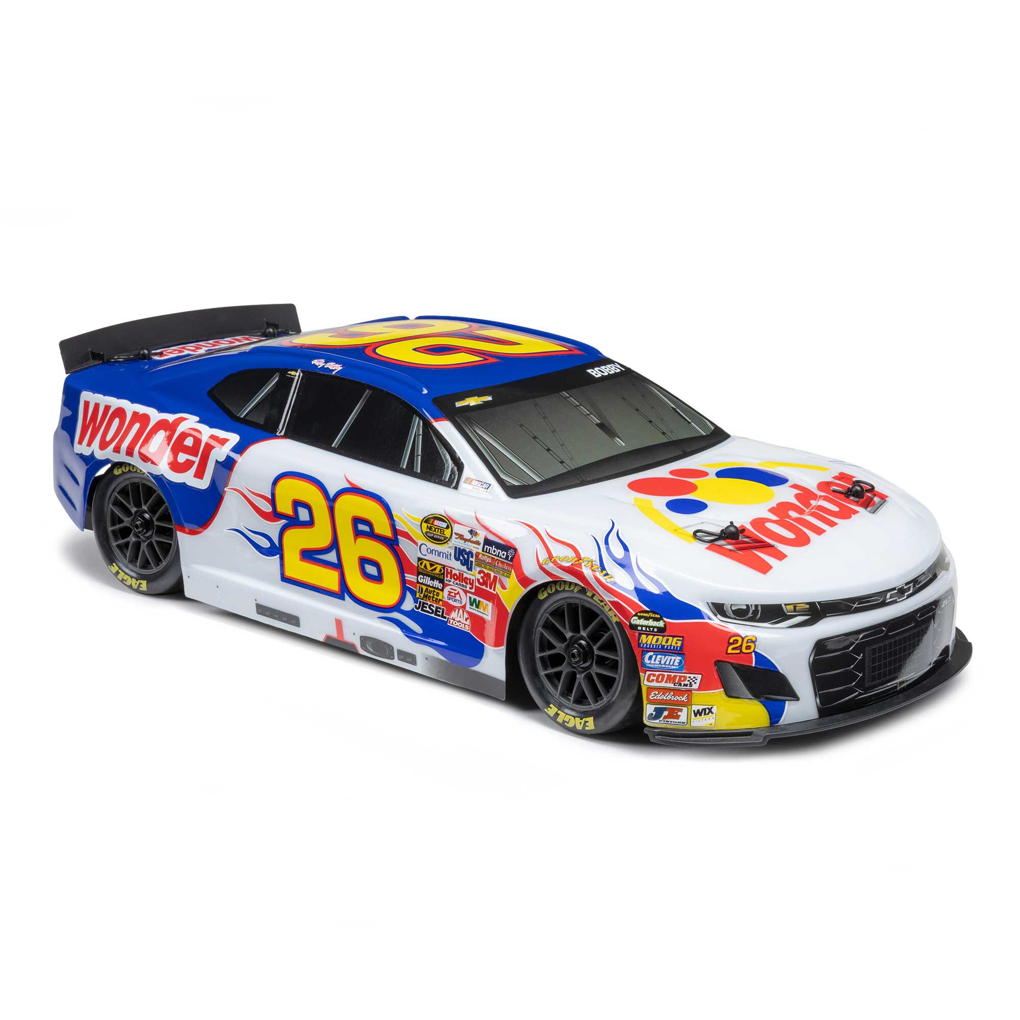 Losi 1:12 NASCAR RC Race Car Ricky Bobby No. 26 2026 Wonder Bread Chevrolet ZL1 2S AWD RTR Brushed On-Road-LOSF1122626