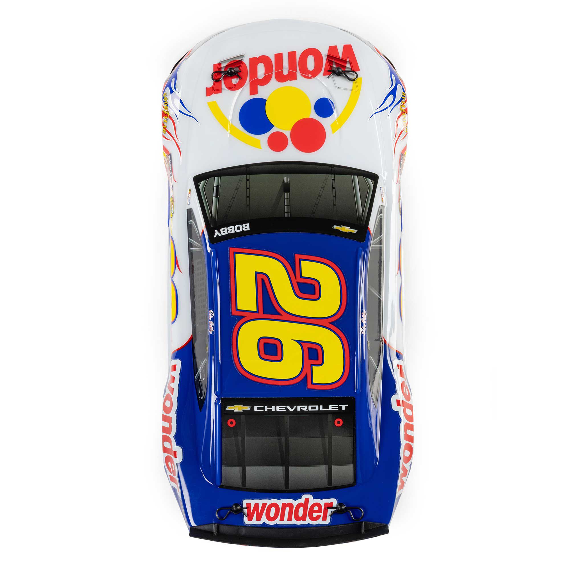 Losi 1:12 NASCAR RC Race Car Ricky Bobby No. 26 2026 Wonder Bread Chevrolet ZL1 2S AWD RTR Brushed On-Road-LOSF1122626
