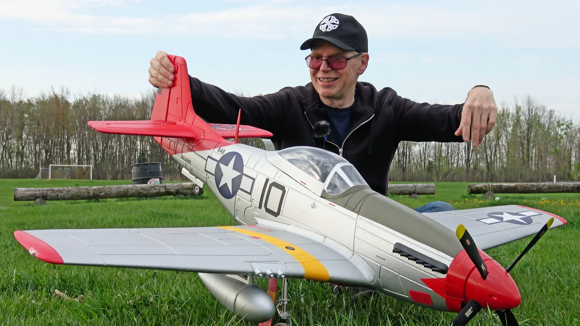 FMS 1450mm P-51D Red Tail V8 PNP