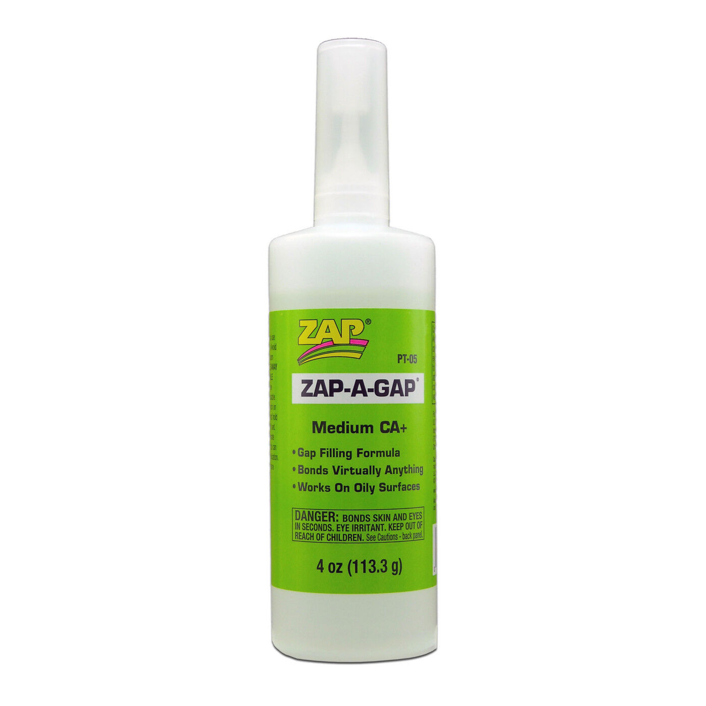 Zap-A-Gap Medium CA+ Glue (1), 4 oz-PAAPT05
