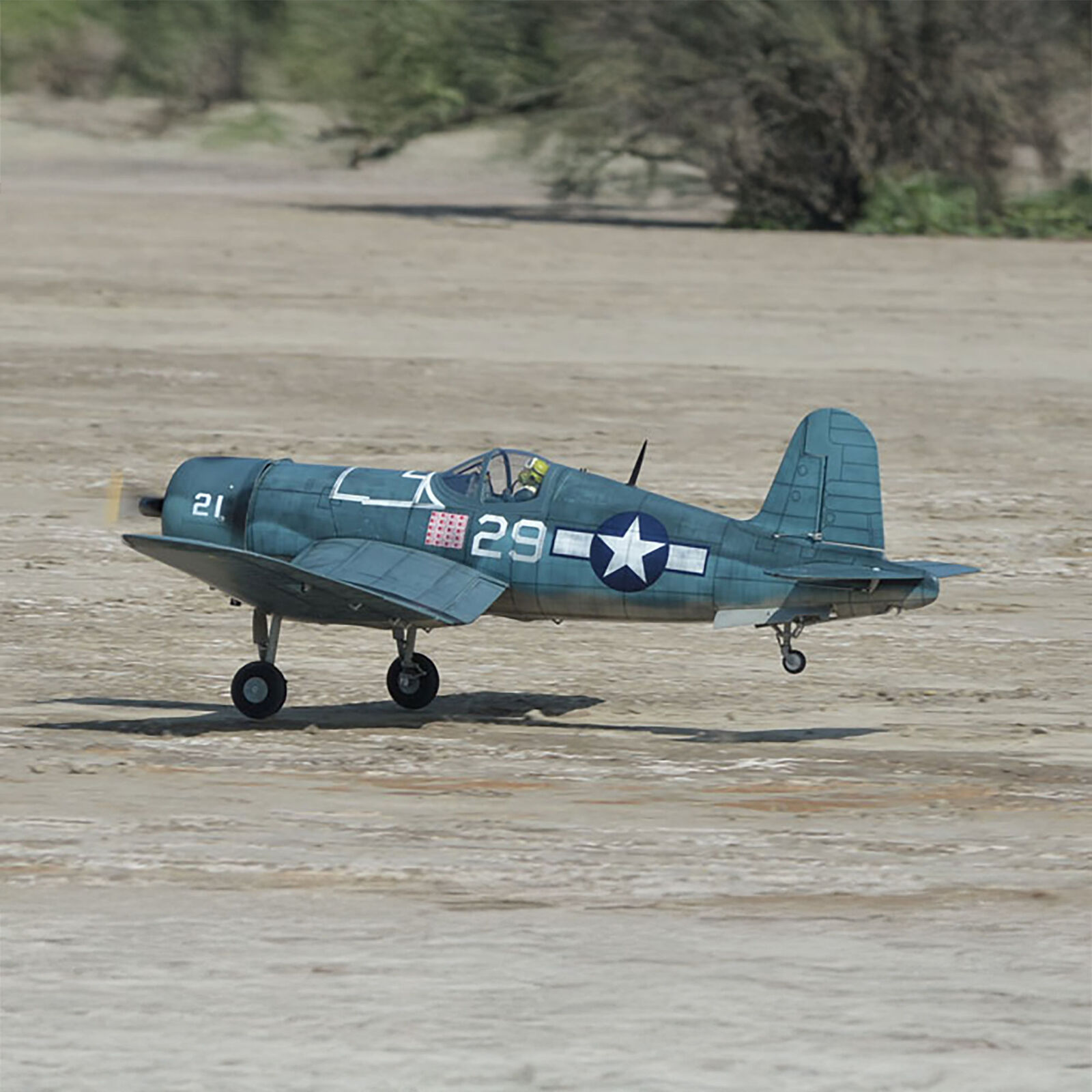 Phoenix Model F4U Corsair 50-60cc ARF with Electric Retracts, 85"-PMMA0201