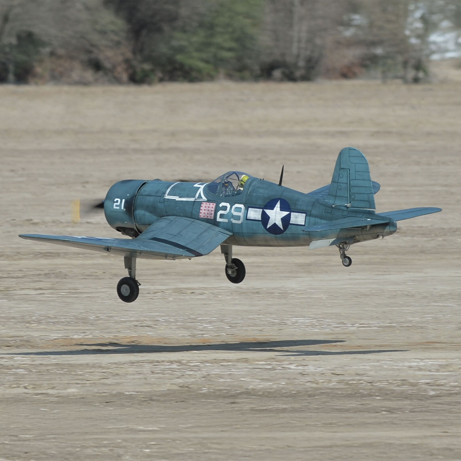 Phoenix Model F4U Corsair 50-60cc ARF with Electric Retracts, 85"-PMMA0201