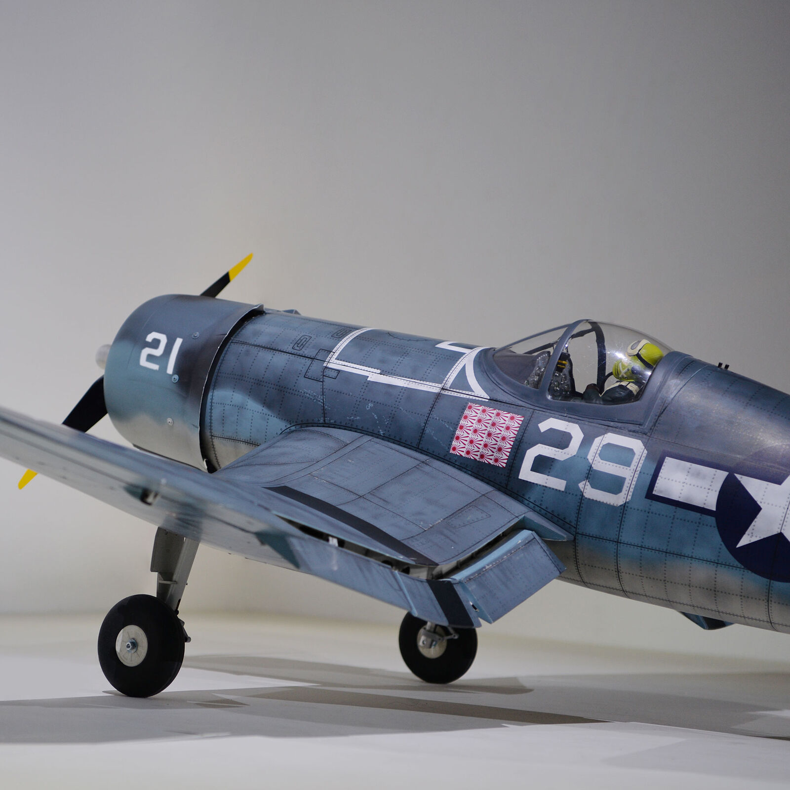 Phoenix Model F4U Corsair 50-60cc ARF with Electric Retracts, 85"-PMMA0201