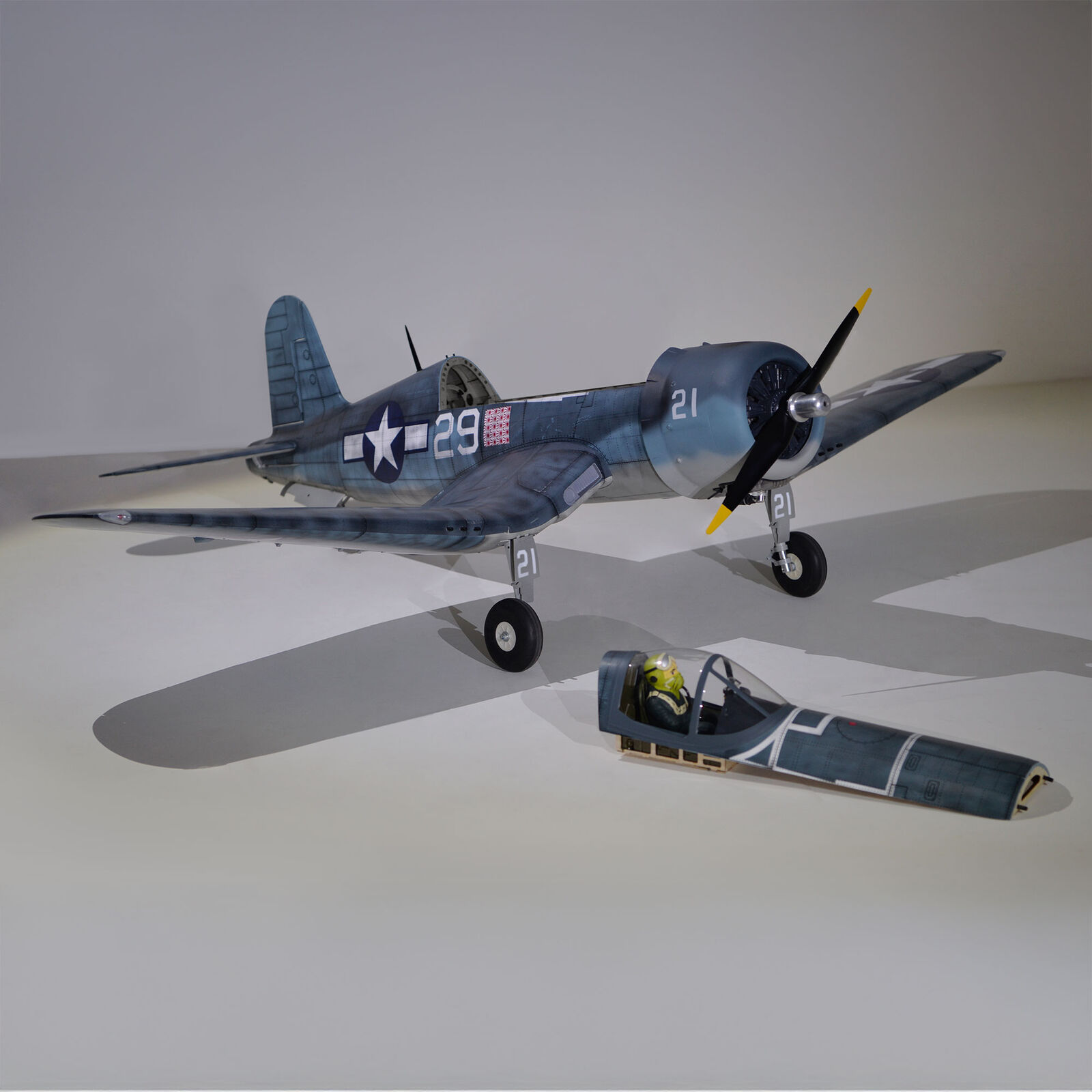 Phoenix Model F4U Corsair 50-60cc ARF with Electric Retracts, 85"-PMMA0201