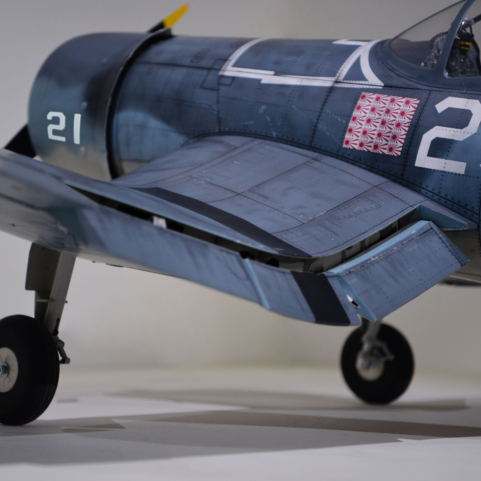 Phoenix Model F4U Corsair 50-60cc ARF with Electric Retracts, 85"-PMMA0201