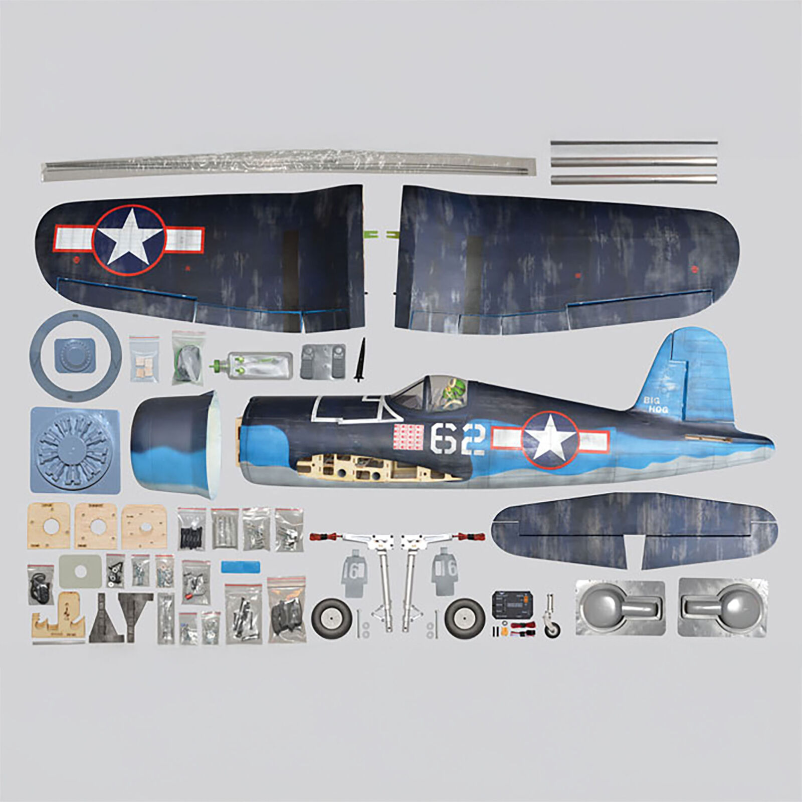 Phoenix Model F4U Corsair 30cc ARF, 71"-PMMA0227