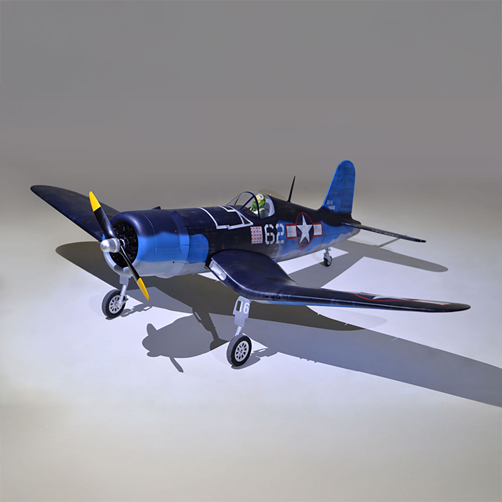Phoenix Model F4U Corsair 30cc ARF, 71"-PMMA0227