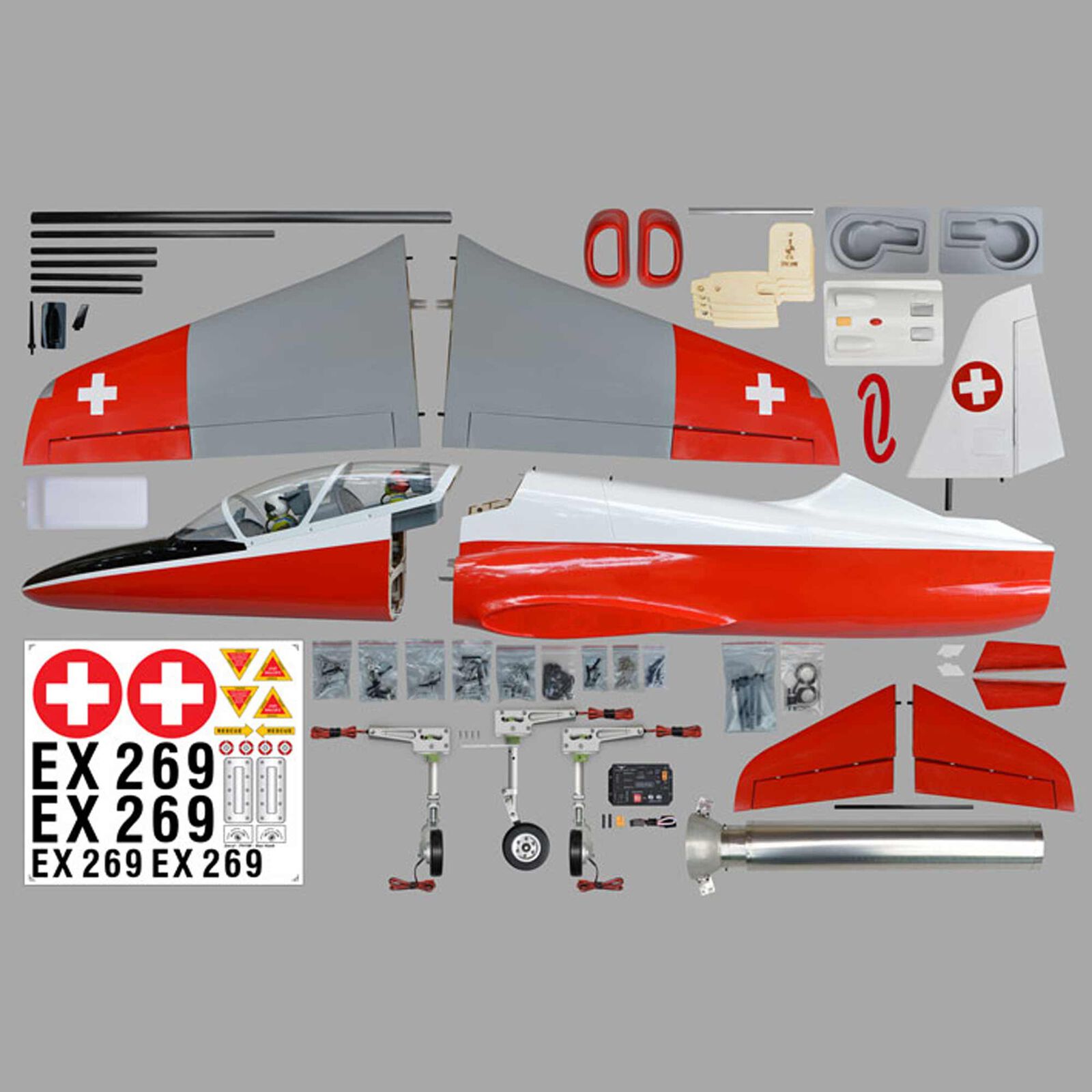 Hangar 9 BAE Hawk Turbine Jet ARF 68.9"-PMMA1623