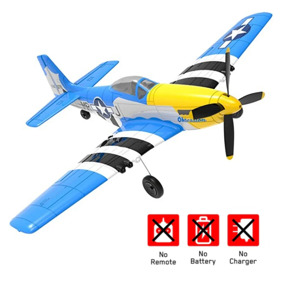 VOLANTEXRC P-51 Mustang 400mm RTF/PNP 4CH w/ Gyro 15.7''-76105