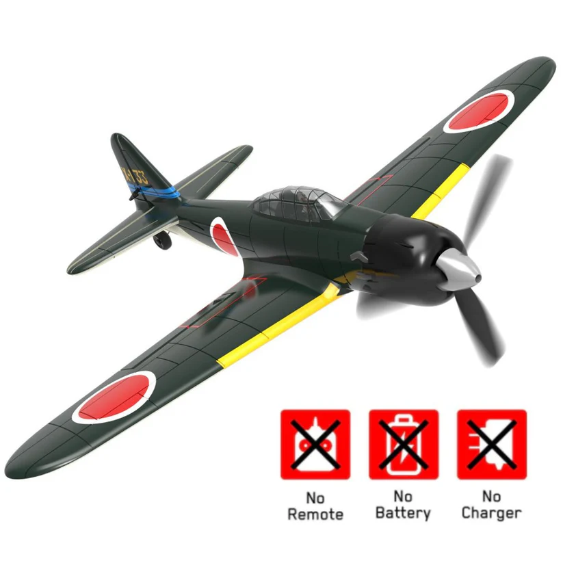 VOLANTEXRC Zero 400mm RTF/PNP RC Warbirds Remote Control Airplane 4CH w/ Gyro 15.7''-76115