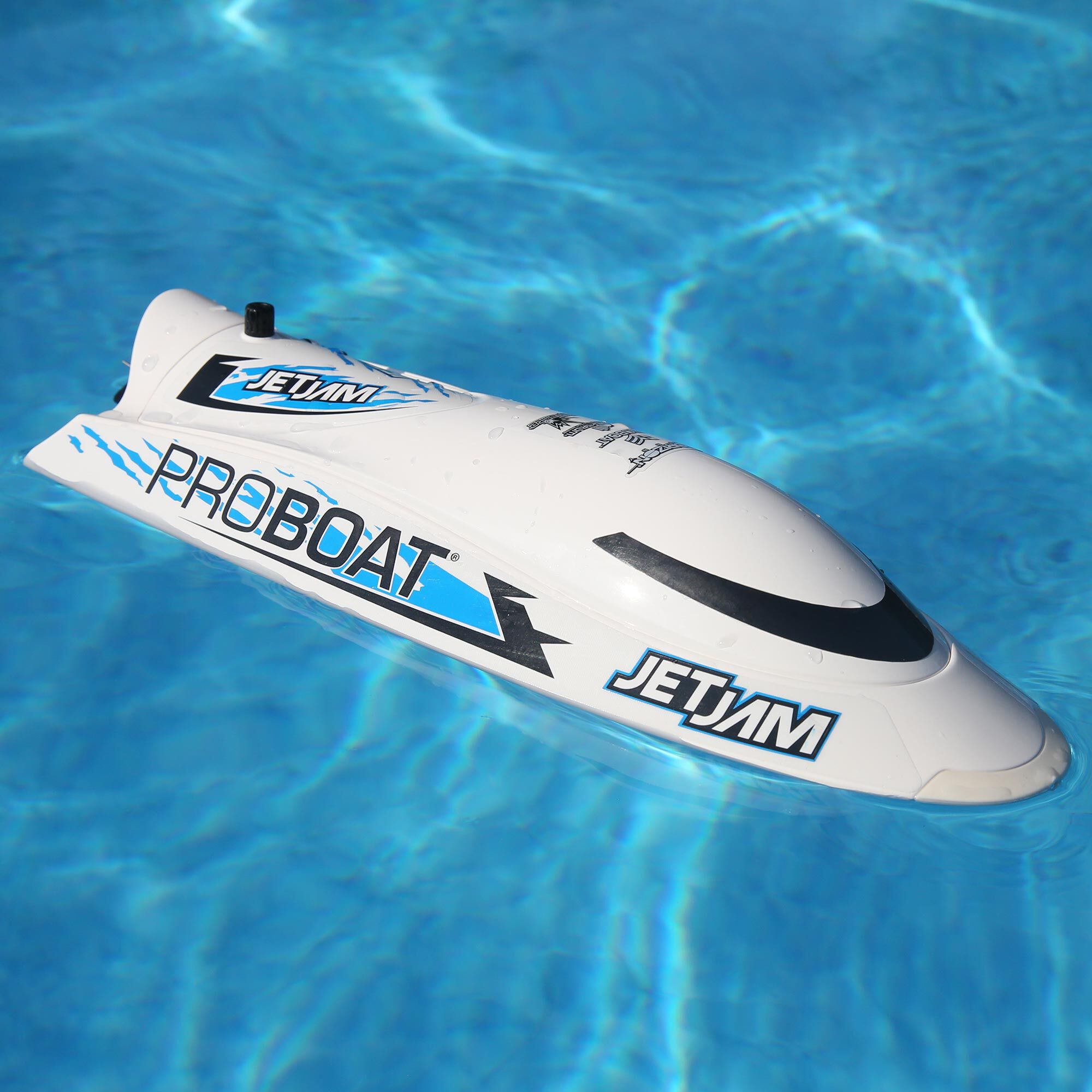 Pro Boat Jet Jam V2 12" Self-Righting Pool Racer Brushed RTR, Orange-PRB08031V2T1