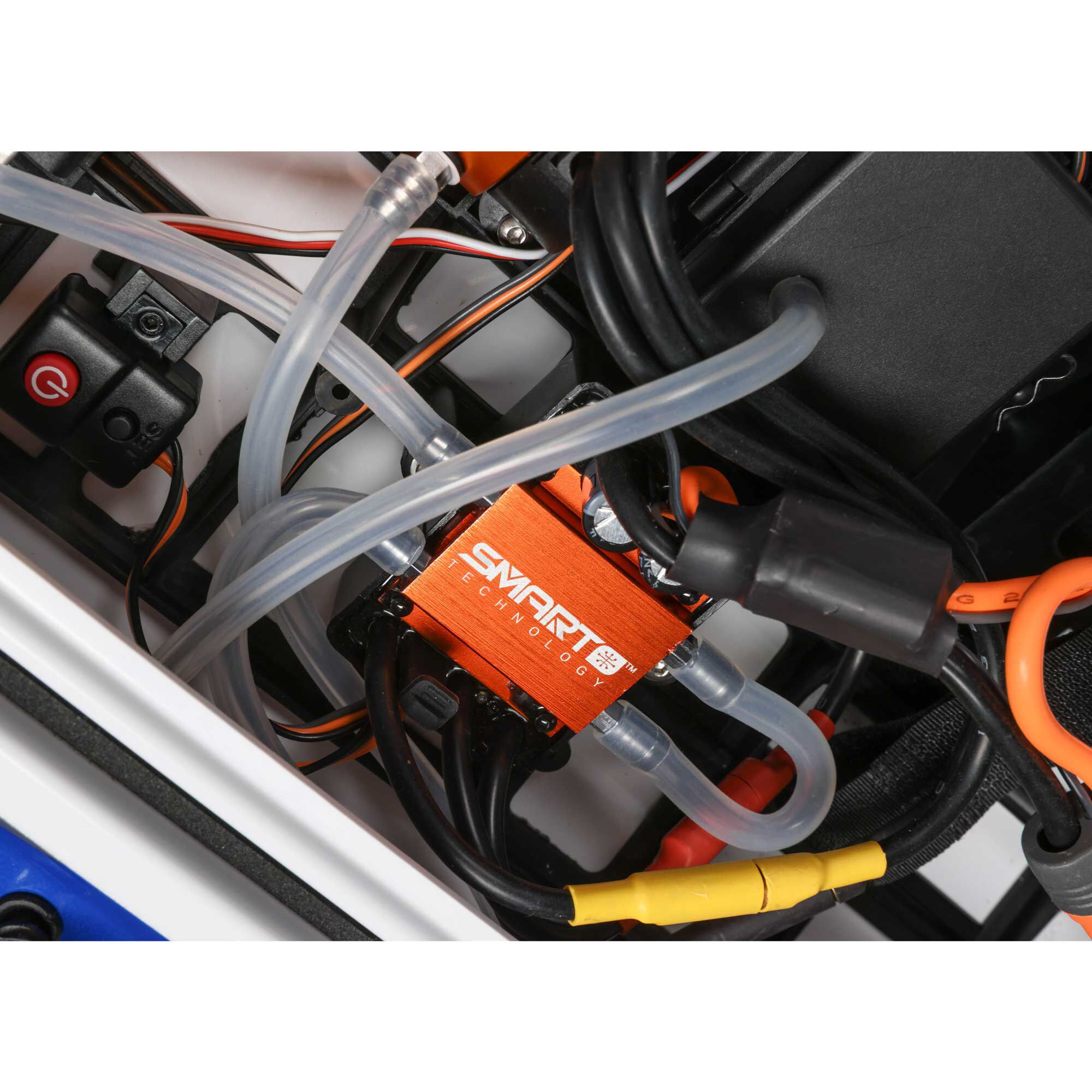 Pro Boat Sonicwake V2 36" Self-Righting Brushless Deep-V RTR RC Boats, Black&White