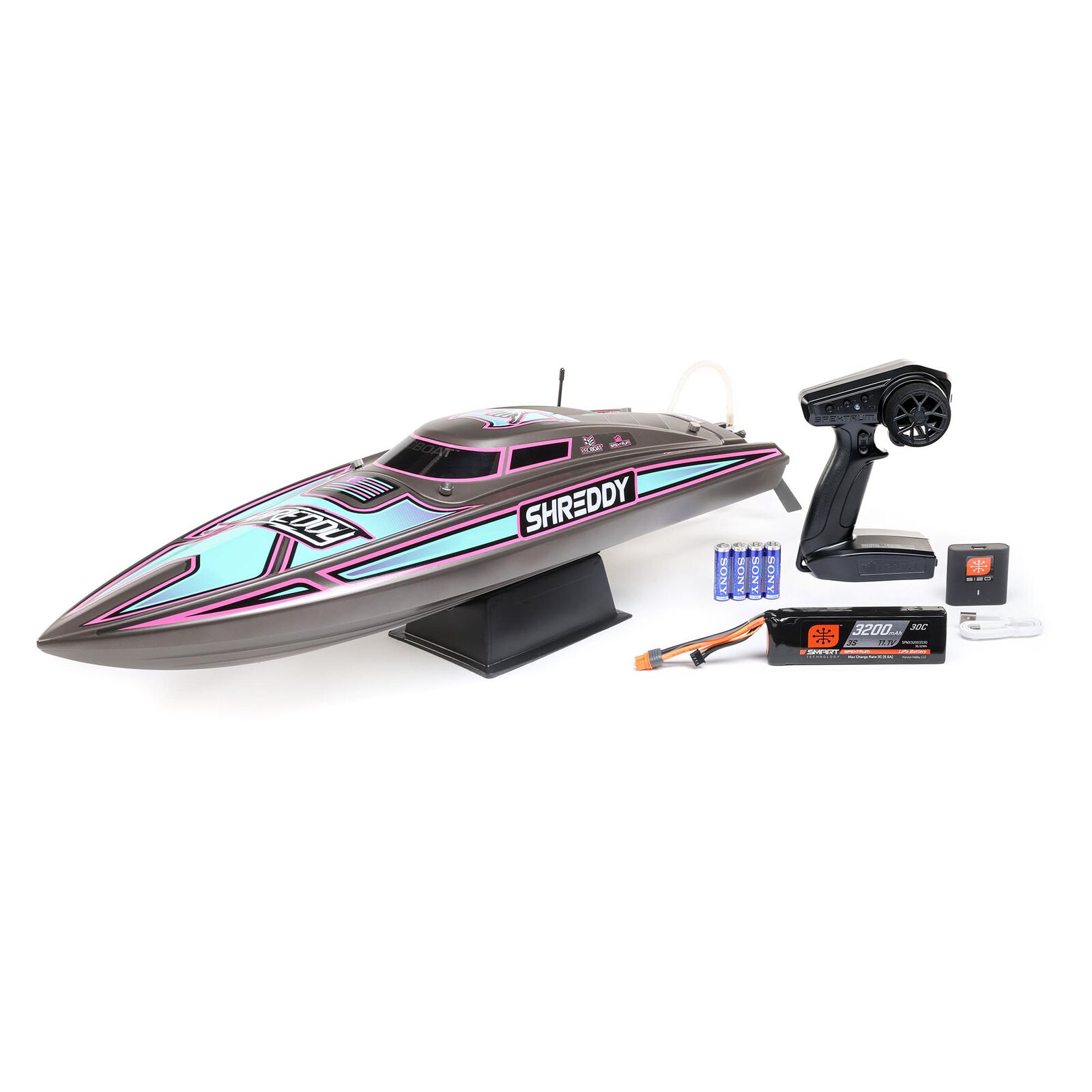 Pro Boat Recoil 2 V2 26" Self-Righting Brushless Deep-V RTR, Heat Wave Visual/Shreddy