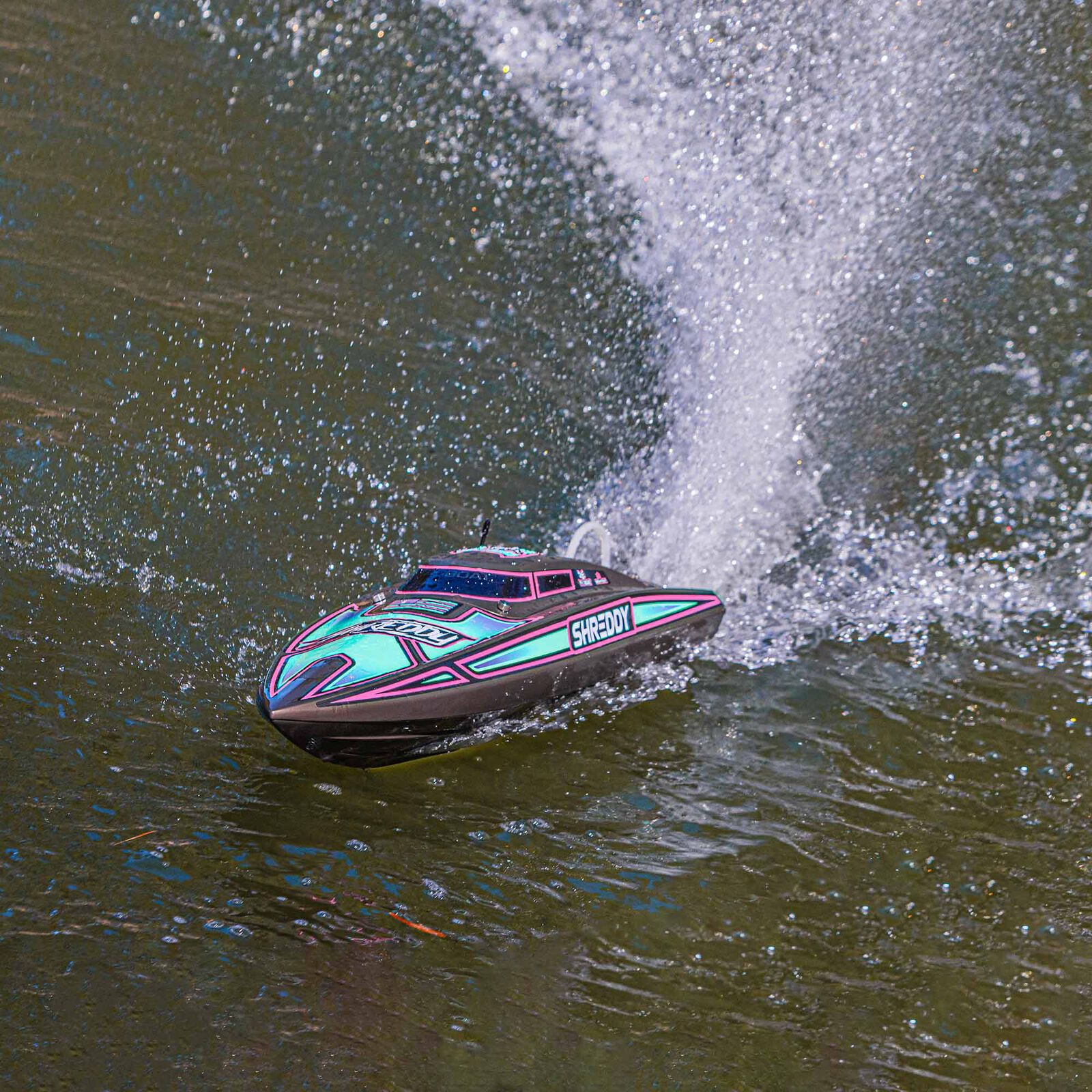 Pro Boat Recoil 2 V2 26" Self-Righting Brushless Deep-V RTR, Heat Wave Visual/Shreddy
