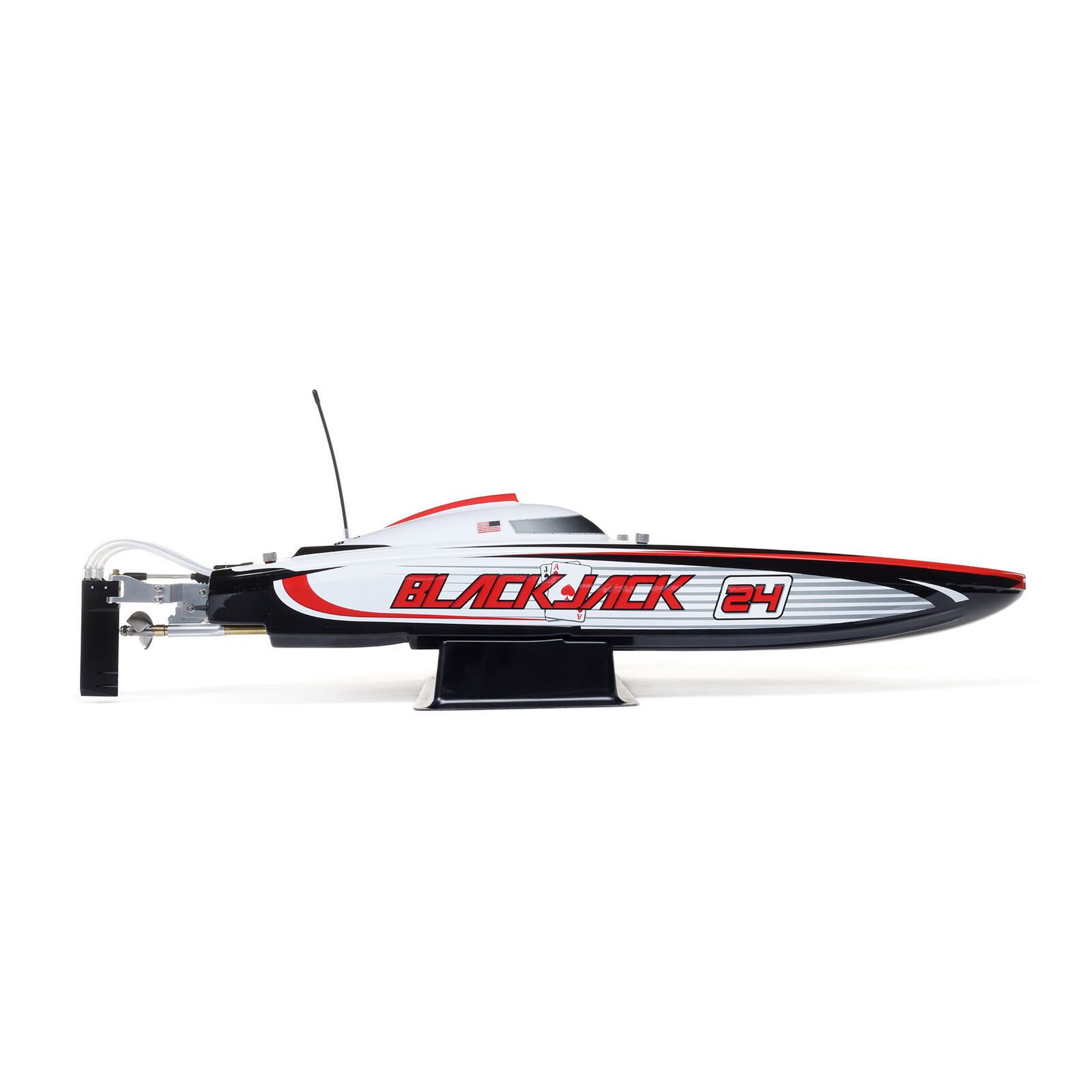 Pro Boat Blackjack 24" V2 Catamaran Brushless: RTR, Heat Wave Visual-PRB08049T1