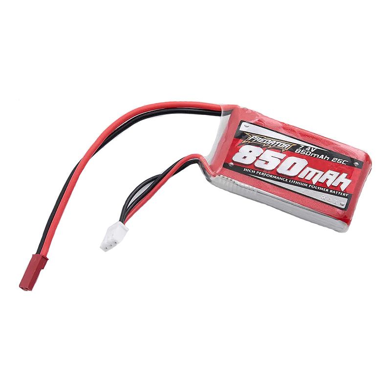 Battery 7.4V 850mah 25C JST Plug-PRBAT002