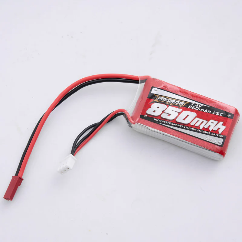 Battery 7.4V 850mah 25C JST Plug
