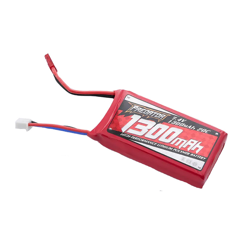Battery 7.4V 1300mAh 20C JST Plug