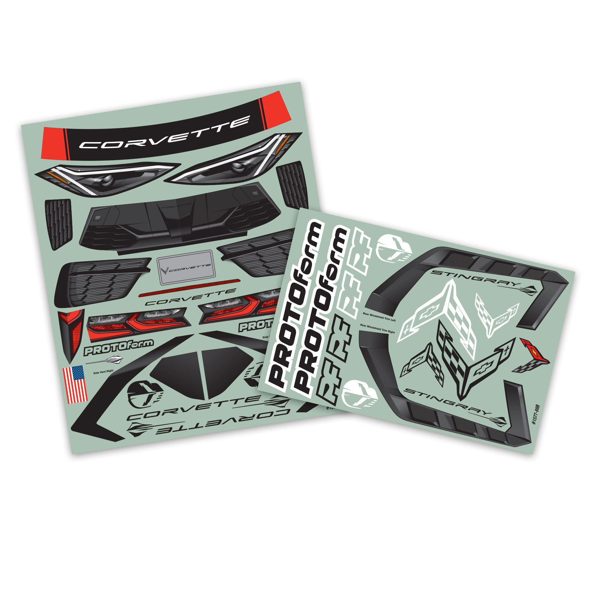 PROTOform Corvette C8 Clear Body Felony & Infraction-PRM157700