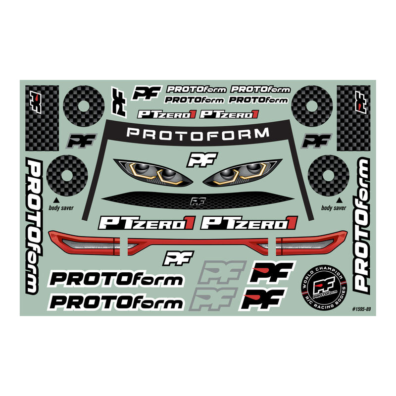 Pro-Line Racing 1/10 PTzero1 Light Weight (0.65mm) Clear Body for 190mm TC-PRM159525