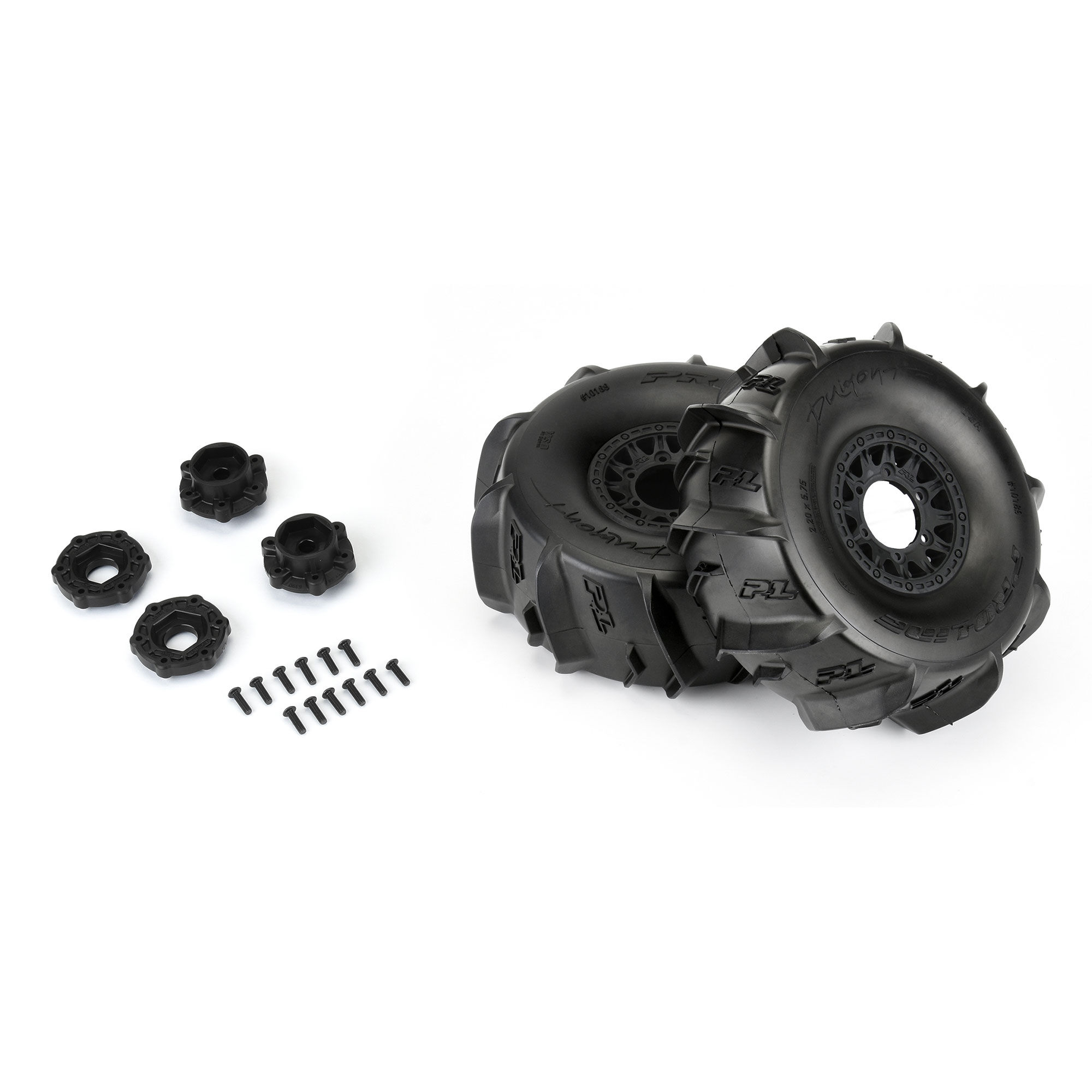 Pro-Line Racing 1:7 Dumont Sand/Snow F/R Tires MTD 17mm Black Raid (2): Mojave/UDR-PRO1018911