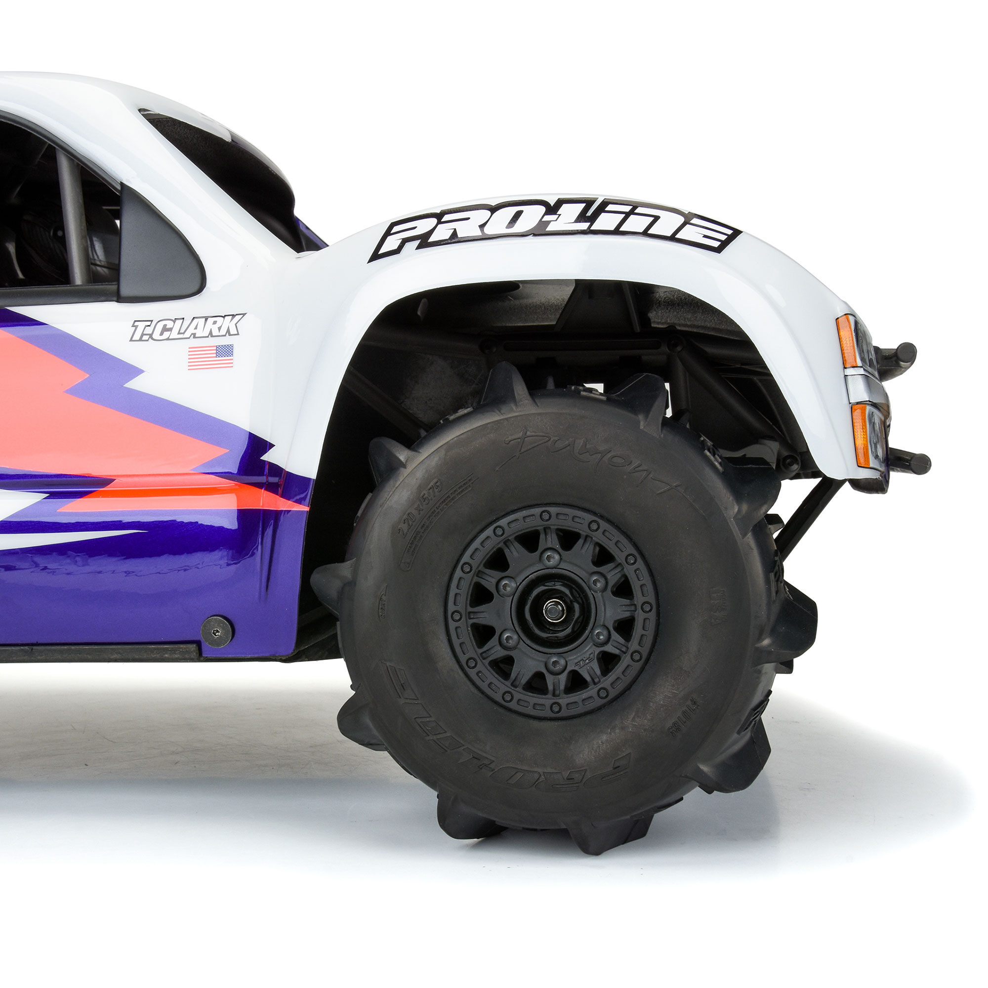 Pro-Line Racing 1:7 Dumont Sand/Snow F/R Tires MTD 17mm Black Raid (2): Mojave/UDR-PRO1018911