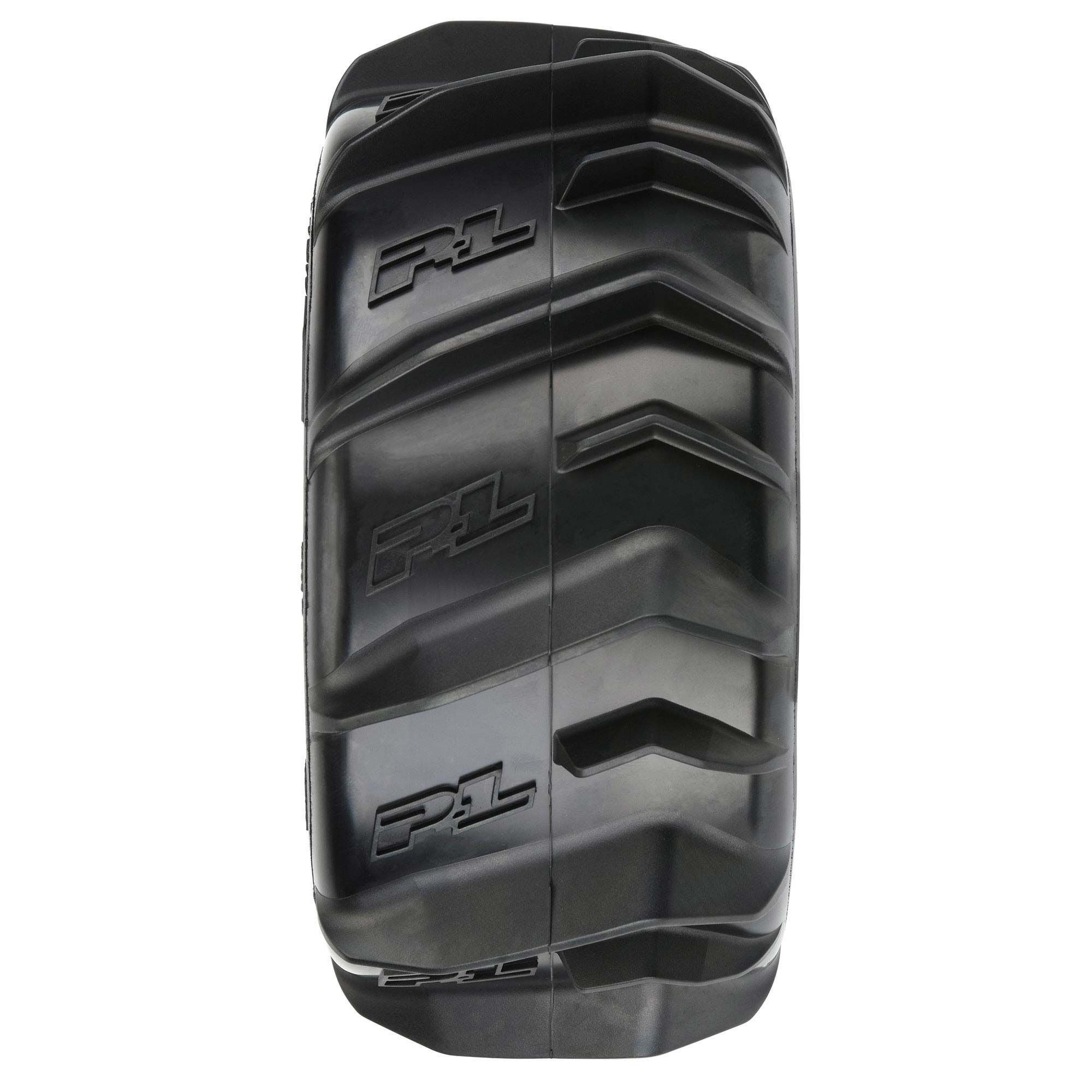 Pro-Line Racing 1:8 Dumont F/R 3.8" MT Tires Mounted 17mm Black Raid (2)-PRO1019210