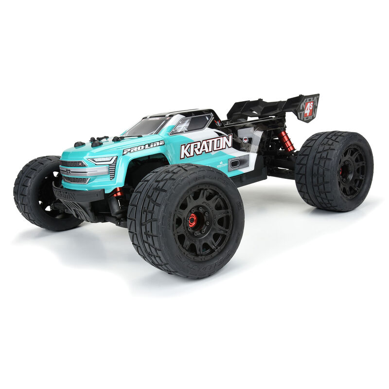Pro-Line Racing 1/8 Menace HP BELTED F/R 3.8" MT Tires Mounted 17mm Black Raid (2)-PRO1020610