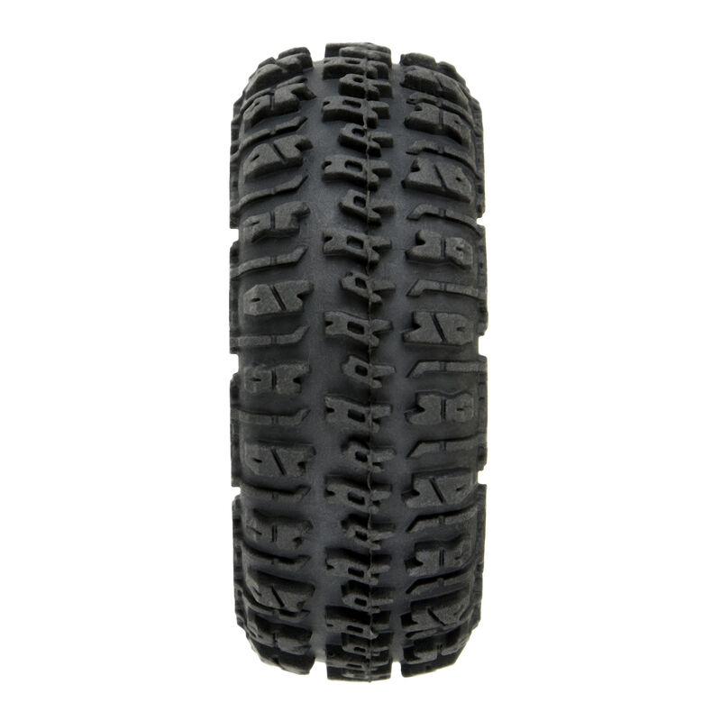 Pro-Line Racing 1/24 Trencher F/R 1.0" Tires Mounted 7mm Black Impulse (4): SCX24-PRO1020910