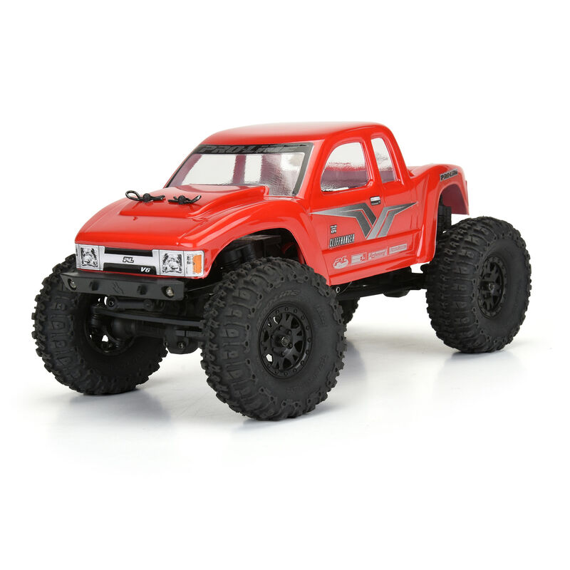 Pro-Line Racing 1/24 Trencher F/R 1.0" Tires Mounted 7mm Black Impulse (4): SCX24-PRO1020910