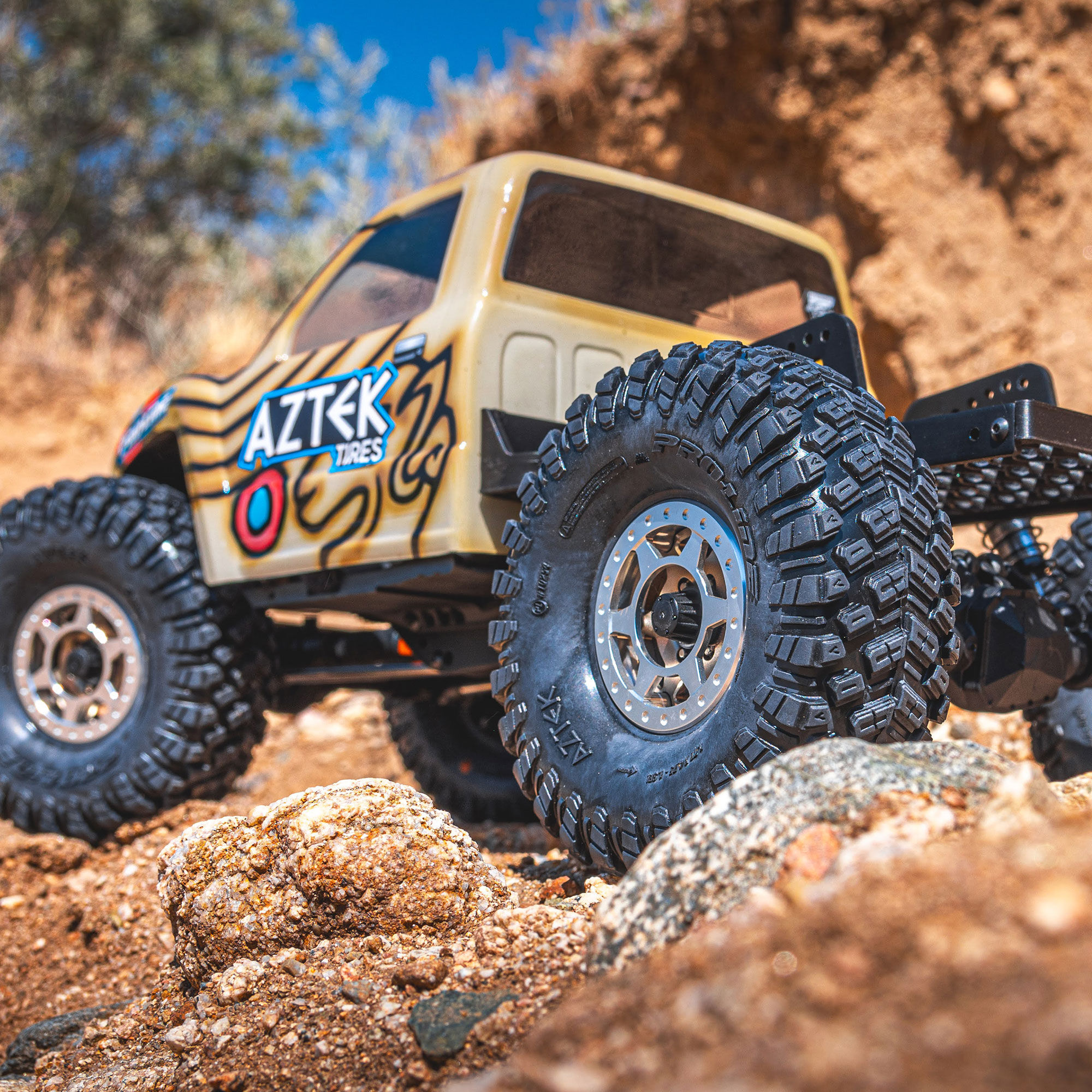 Pro-Line Racing 1:10 Aztek G8 Front/Rear 1.9" Rock Crawling Tires (2)-PRO1025414