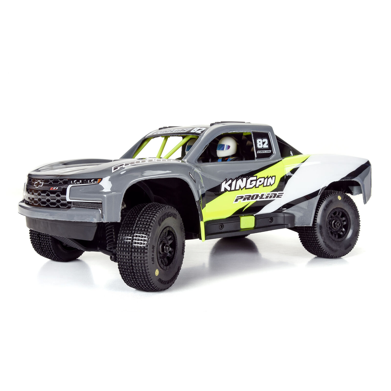 Pro-Line Racing 1/16 King Pin Front/Rear Tires MTD 12mm Black Split Six (4): MOJAVE GROM-PRO1028510