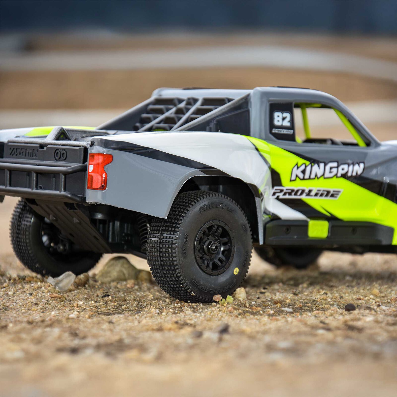 Pro-Line Racing 1/16 King Pin Front/Rear Tires MTD 12mm Black Split Six (4): MOJAVE GROM-PRO1028510