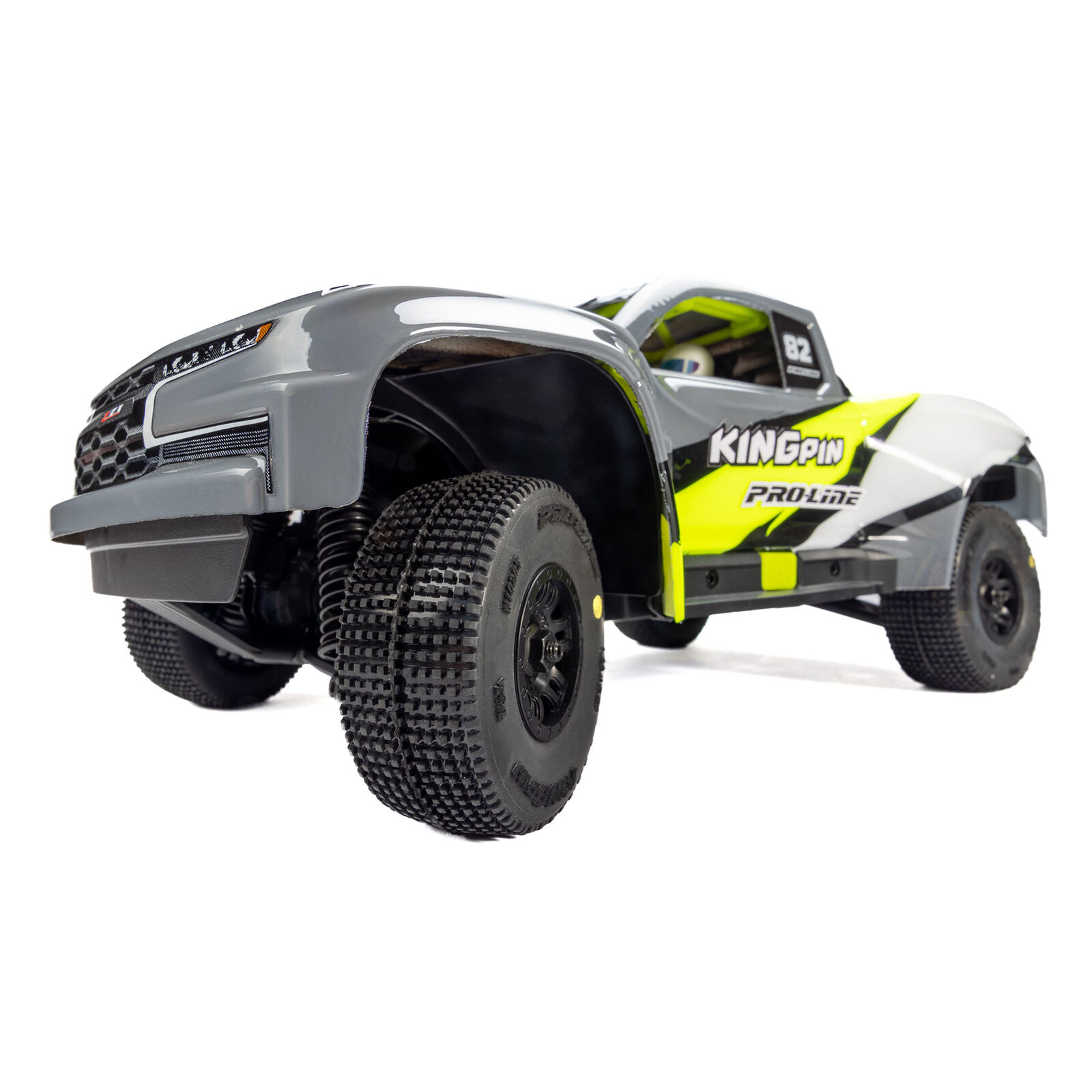 Pro-Line Racing 1/16 King Pin Front/Rear Tires MTD 12mm Black Split Six (4): MOJAVE GROM-PRO1028510