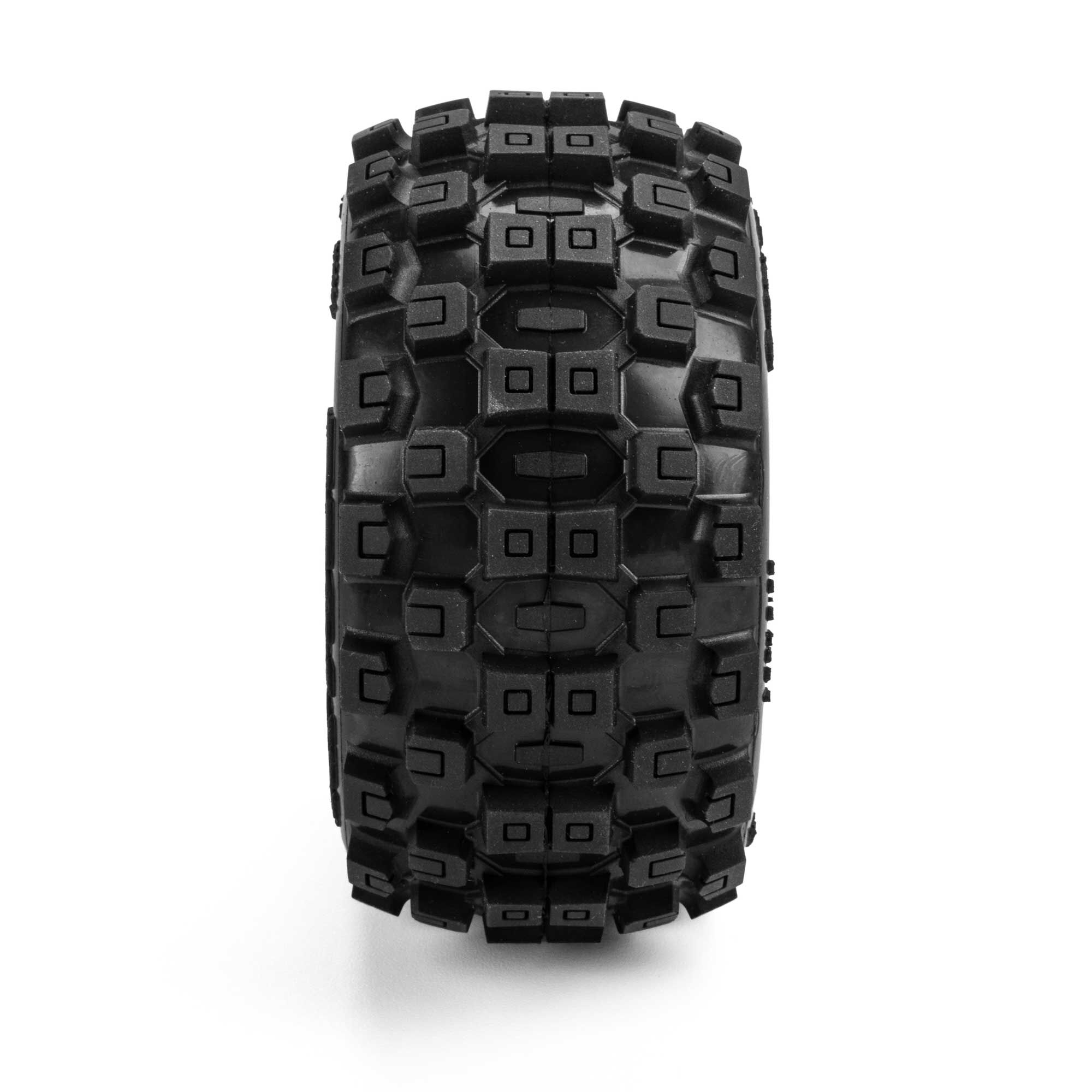 Pro-Line Racing 1:16 Badlands MX Front/Rear MT Tires Mounted 12mm White Split Six (2): ARRMA MINI KRATON-PRO1030113