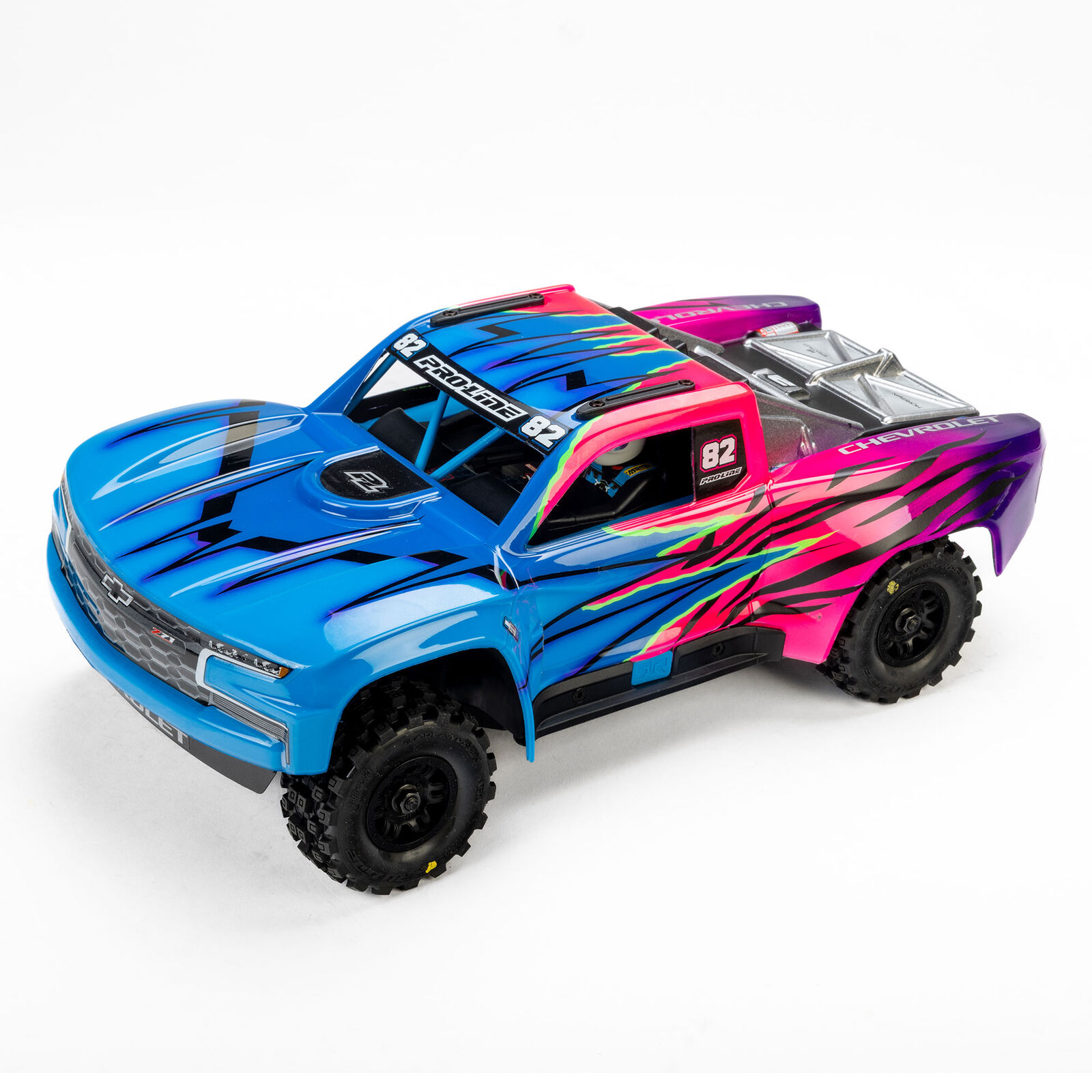 Pro-Line Racing 1/16 Badlands MX Front/Rear Tires MTD 12mm Black Split Six (4): MOJAVE GROM-PRO1034010