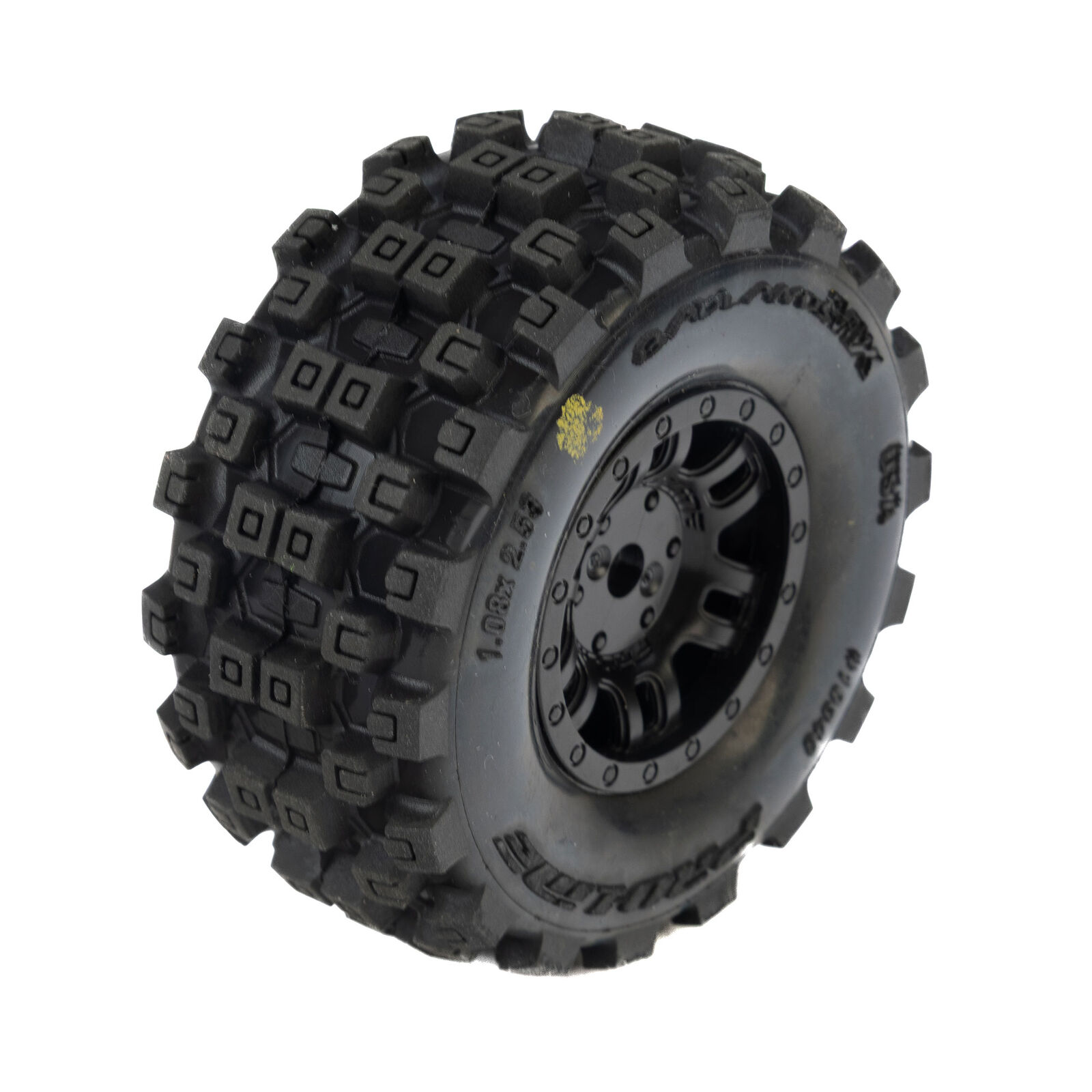 Pro-Line Racing 1/16 Badlands MX Front/Rear Tires MTD 12mm Black Split Six (4): MOJAVE GROM-PRO1034010