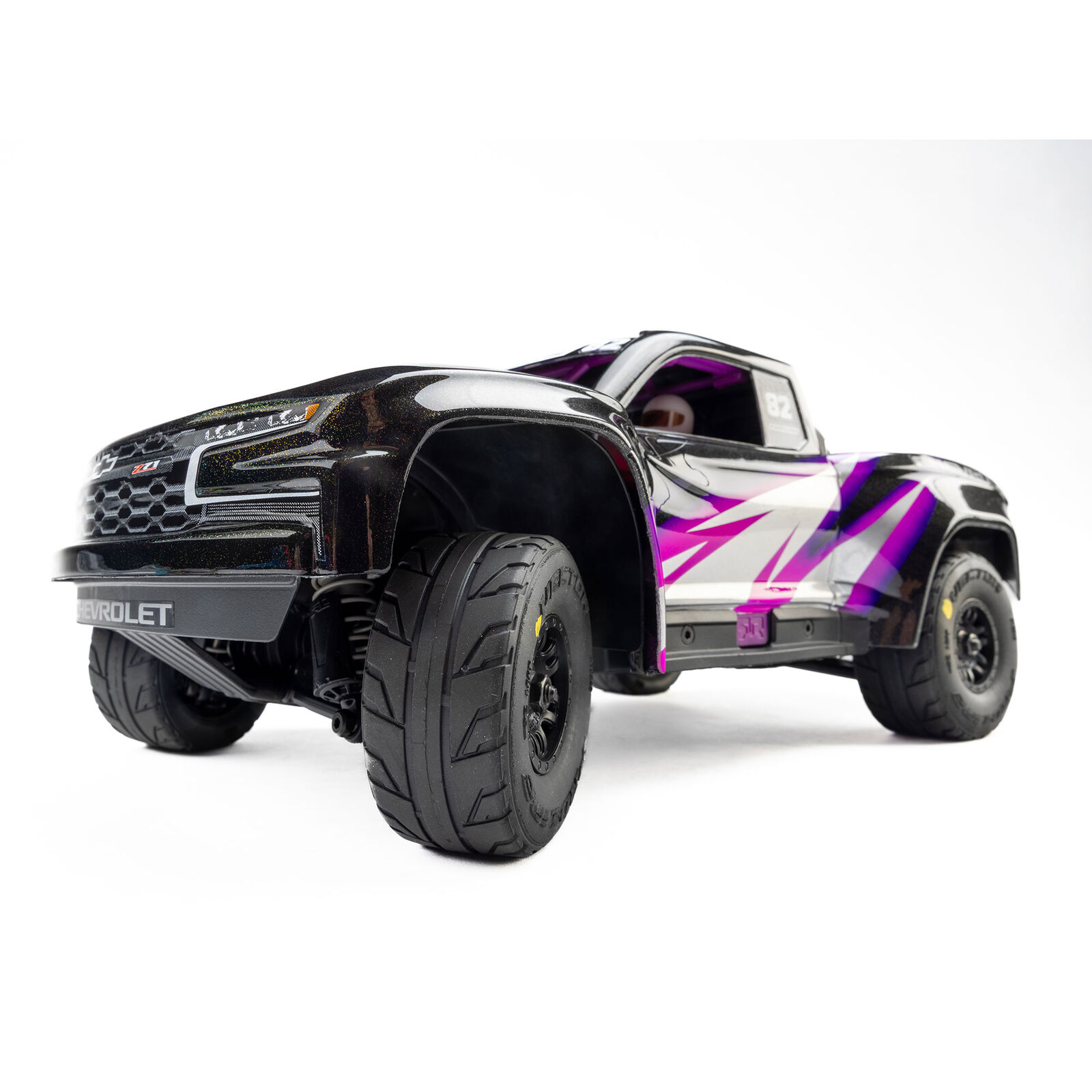 Pro-Line Racing 1/16 Vector Front/Rear Tires MTD 12mm Black Split Six (4): MOJAVE GROM-PRO1034310