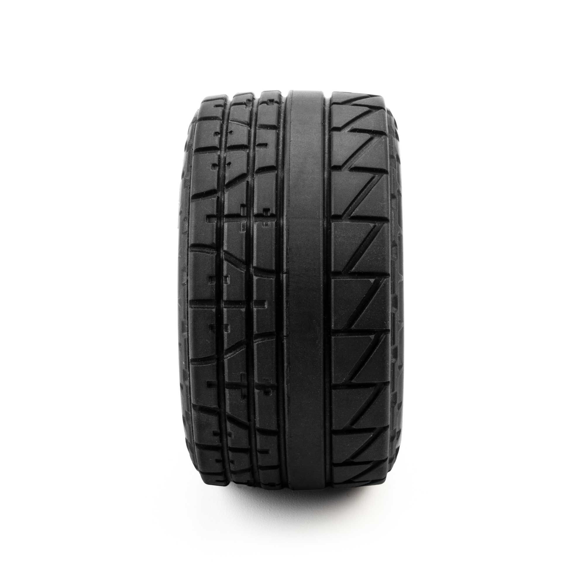 Pro-Line Racing 1:16 Menace Front/Rear Street Tires Mounted 12mm White Split Six (2): ARRMA MINI KRATON-PRO1034513