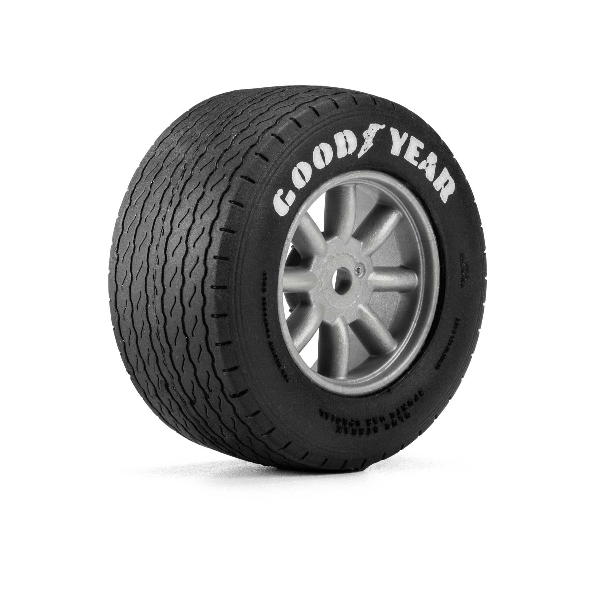 Pro-Line Racing 1:12 Goodyear Blue Streak VTA Front Tires Mounted 8mm Gray Wheels (2): Losi NASCAR® Race Car-PRO1036310