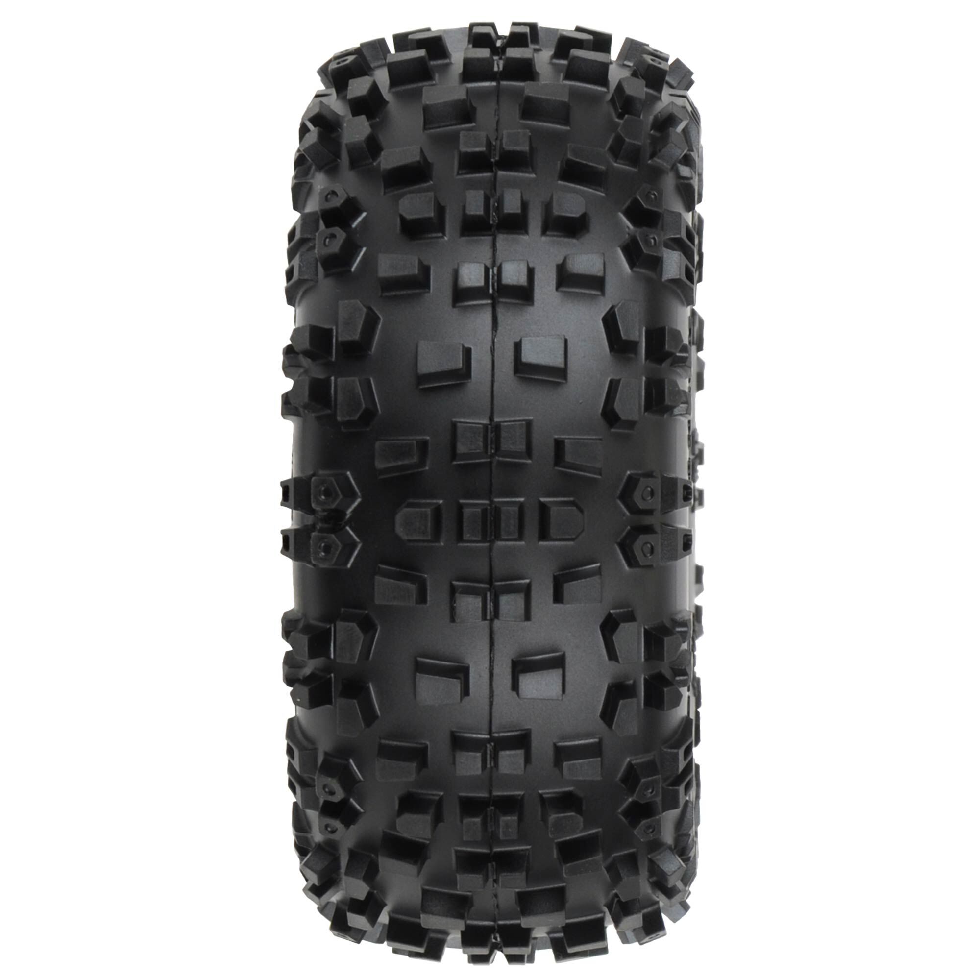 Pro-Line Racing 1:10 Badlands F/R 2.8" MT Tires Mounted 12mm/14mm Black Raid (2)-PRO117310