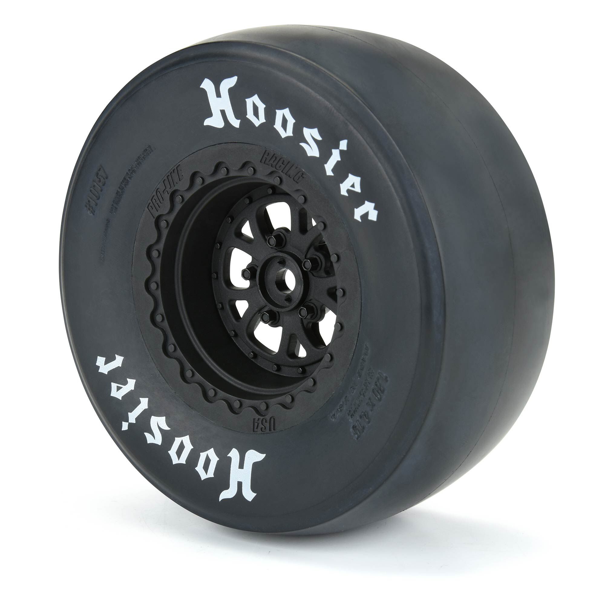 Pro-Line Racing 1:10 Pomona Drag Spec Rear 2.2"/3.0" 12mm Drag Wheels (2) Black-PRO277603