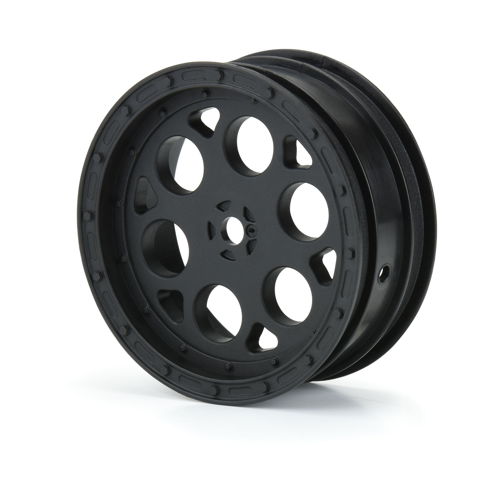 Pro-Line Racing 1:10 Showtime Front 2.2" 12mm Sprint Car Wheels (2) Black-PRO278203