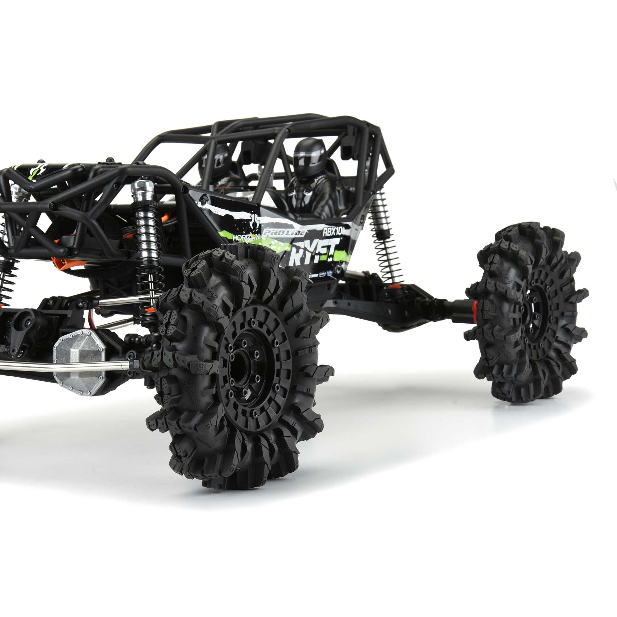 Pro-Line Racing 1:10 Vice CrushLock Front/Rear 2.6" 12mm Crawling Wheels (2) Blk/Blk-PRO278903