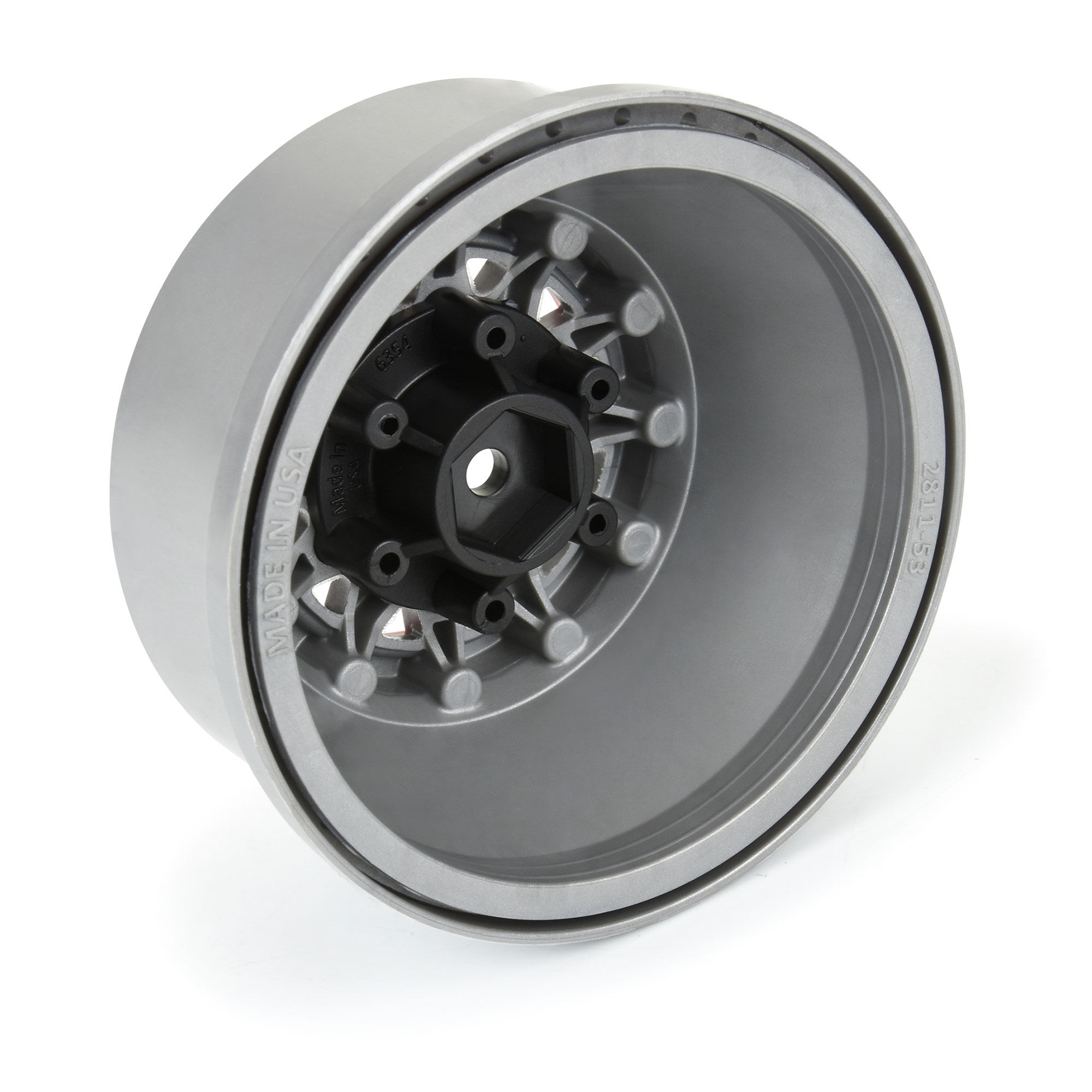 Pro-Line Racing 1:10 Raid Bead-Loc F/R 2.2"/3.0" 12 & 14mm SC Wheels (2) Red/Gray