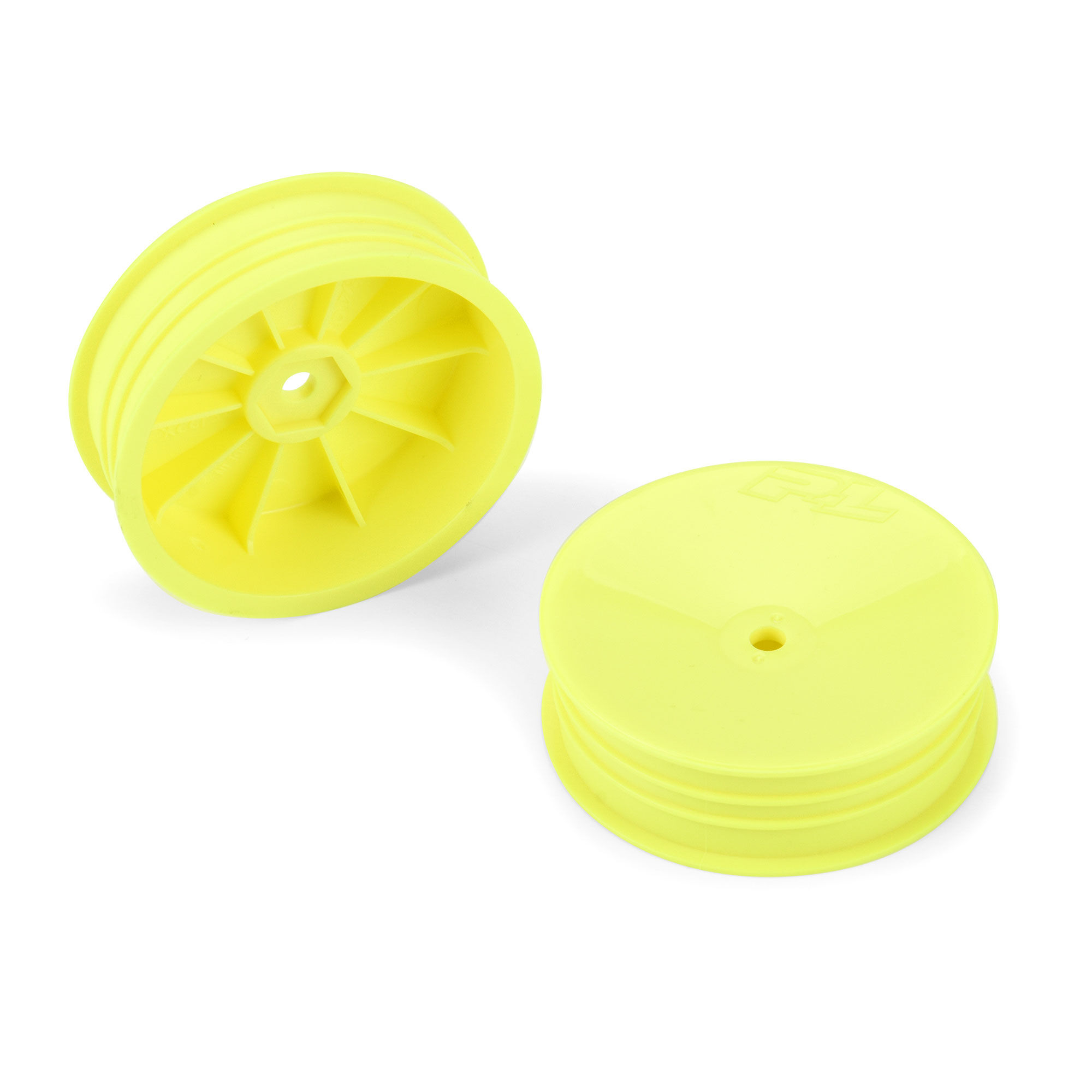 Pro-Line Racing 1:10 Velocity 2.0 Narrow 2WD Front 2.2" 12mm Buggy Wheels (2) Yellow-PRO284902