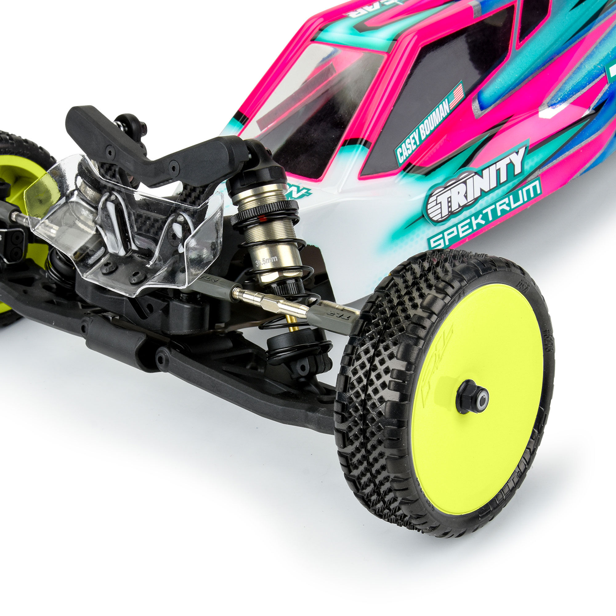 Pro-Line Racing 1:10 Velocity 2.0 Narrow 2WD Front 2.2" 12mm Buggy Wheels (2) Yellow-PRO284902