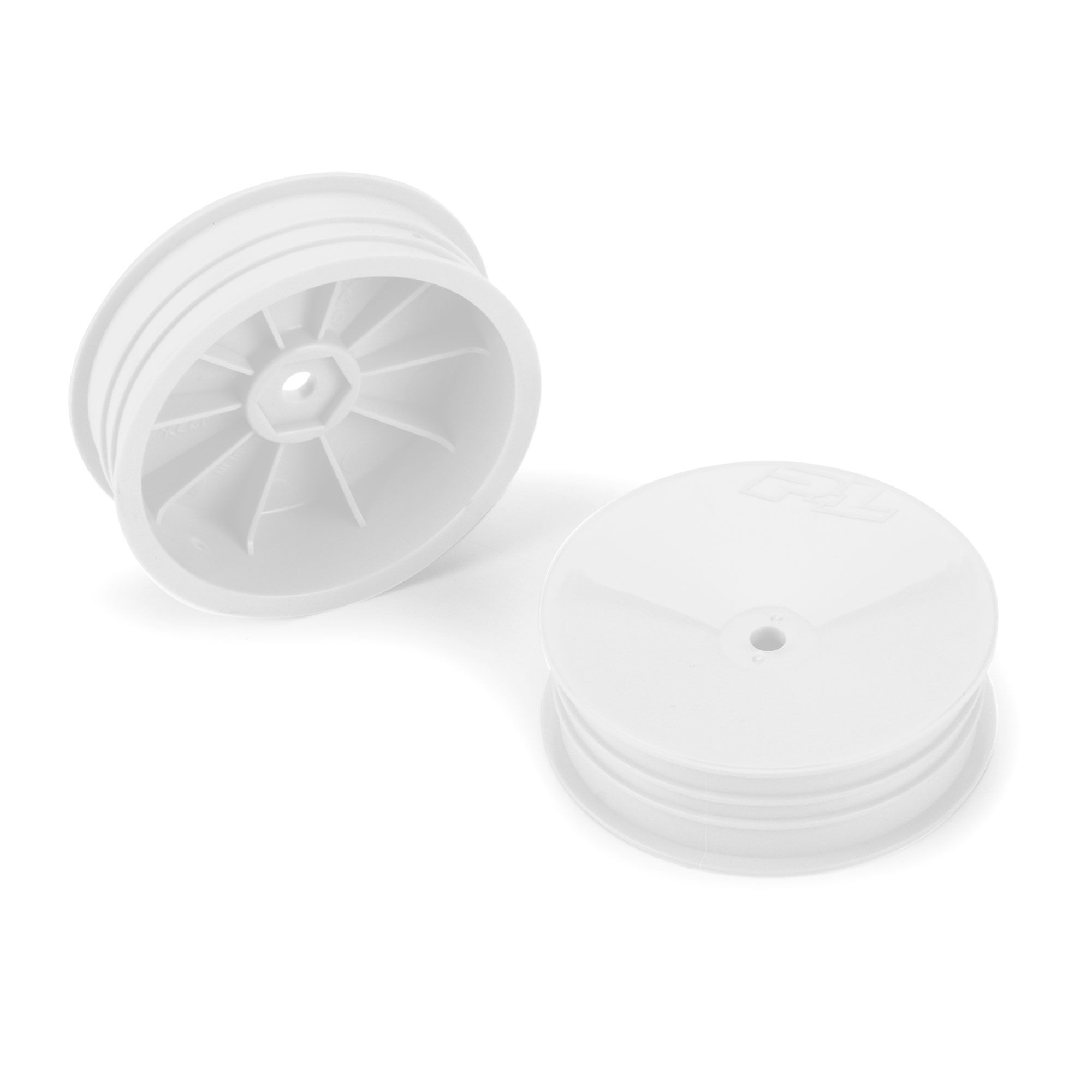 Pro-Line Racing 1:10 Velocity 2.0 Narrow 2WD Front 2.2" 12mm Buggy Wheels (2) White-PRO284904