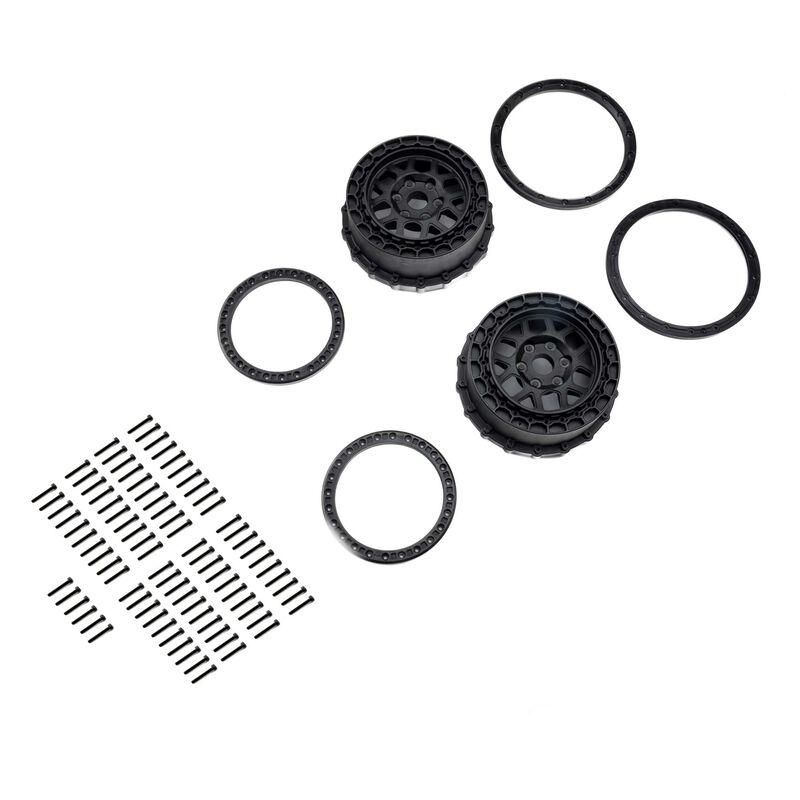 Pro-Line Racing Wheel&Beadlock Set, Multiple Colors (2): 5IVE-T 3.0-PRO287802
